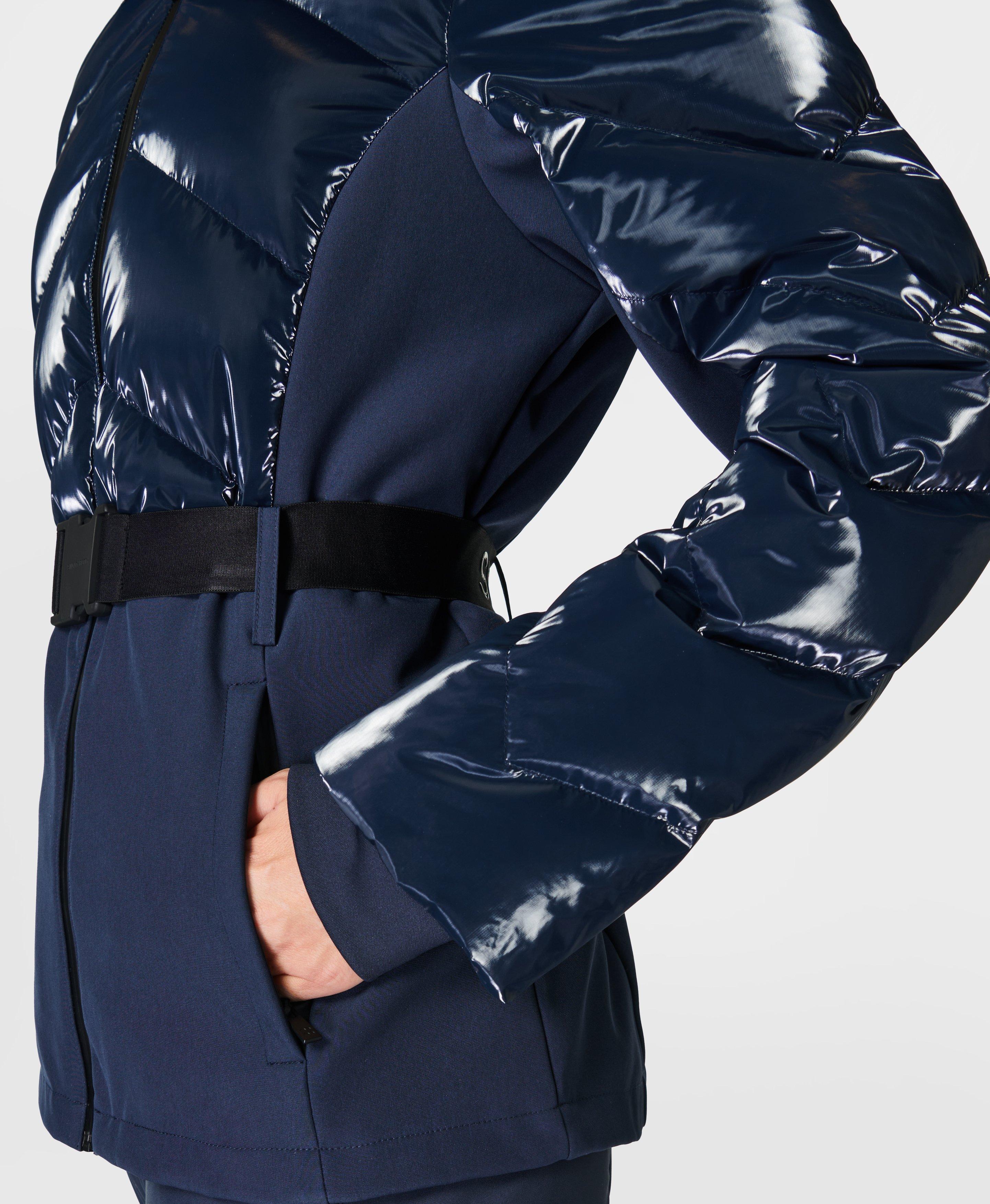 Glacier Ski Jacket - Navy Blue, Women's Ski Clothes