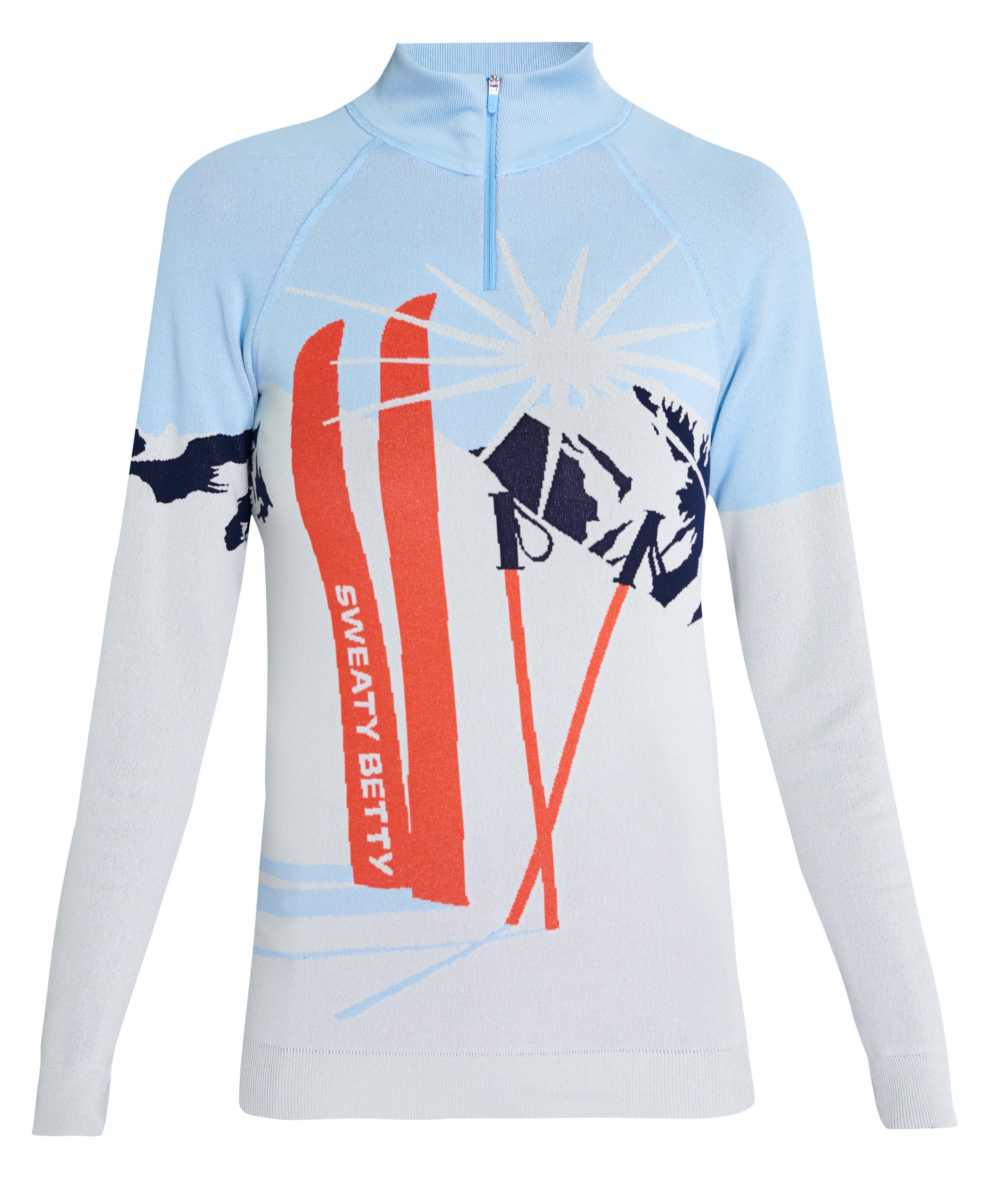 White ski base clearance layer