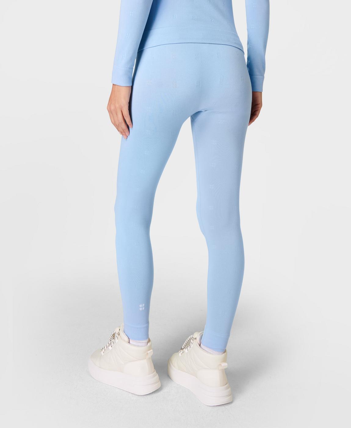 Modal Logo Base Layer Legging - Filter Blue, Women's Ski Clothes