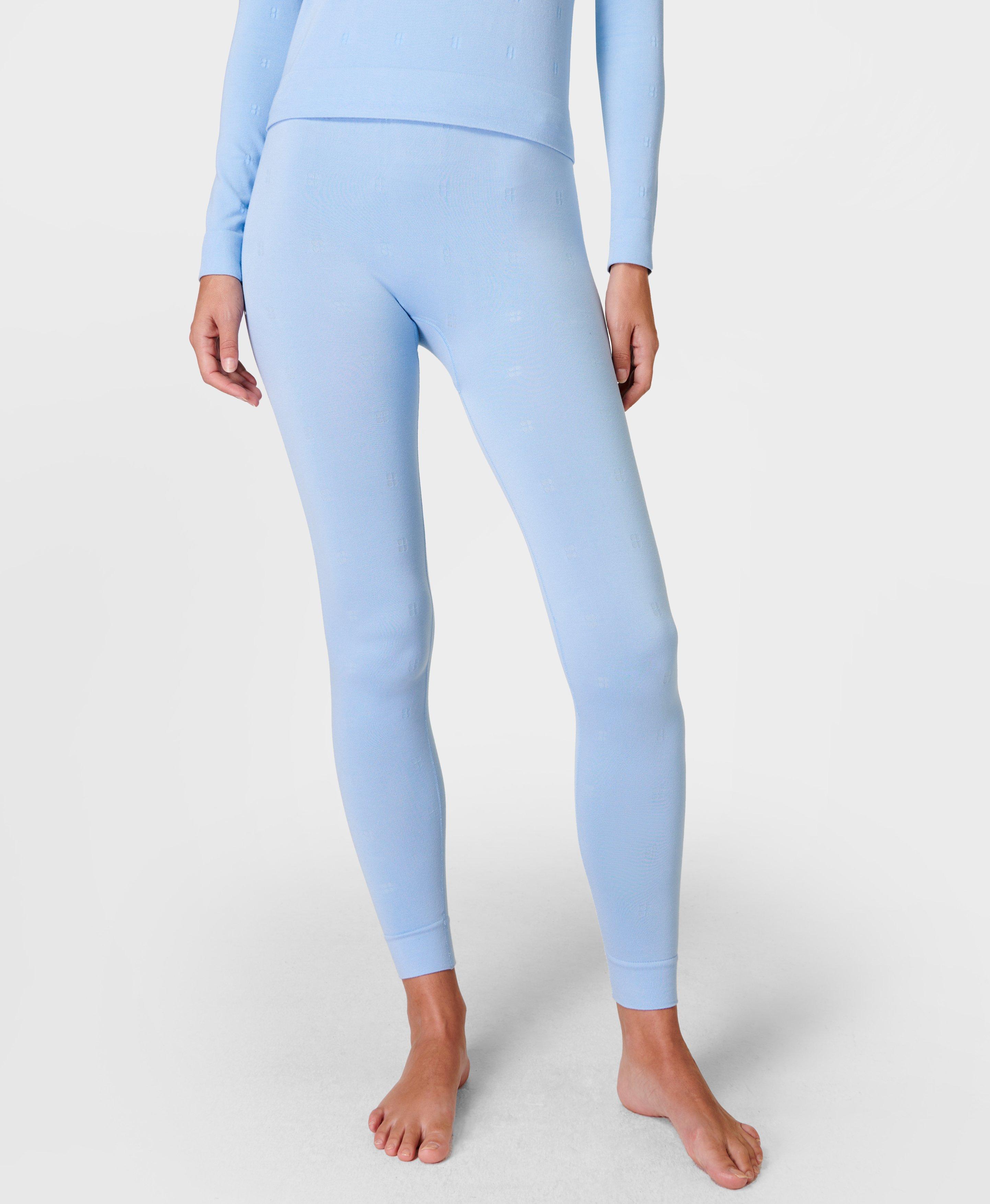 Sweaty Betty Modal Logo Base Layer Leggings, Filter Blue at John Lewis &  Partners