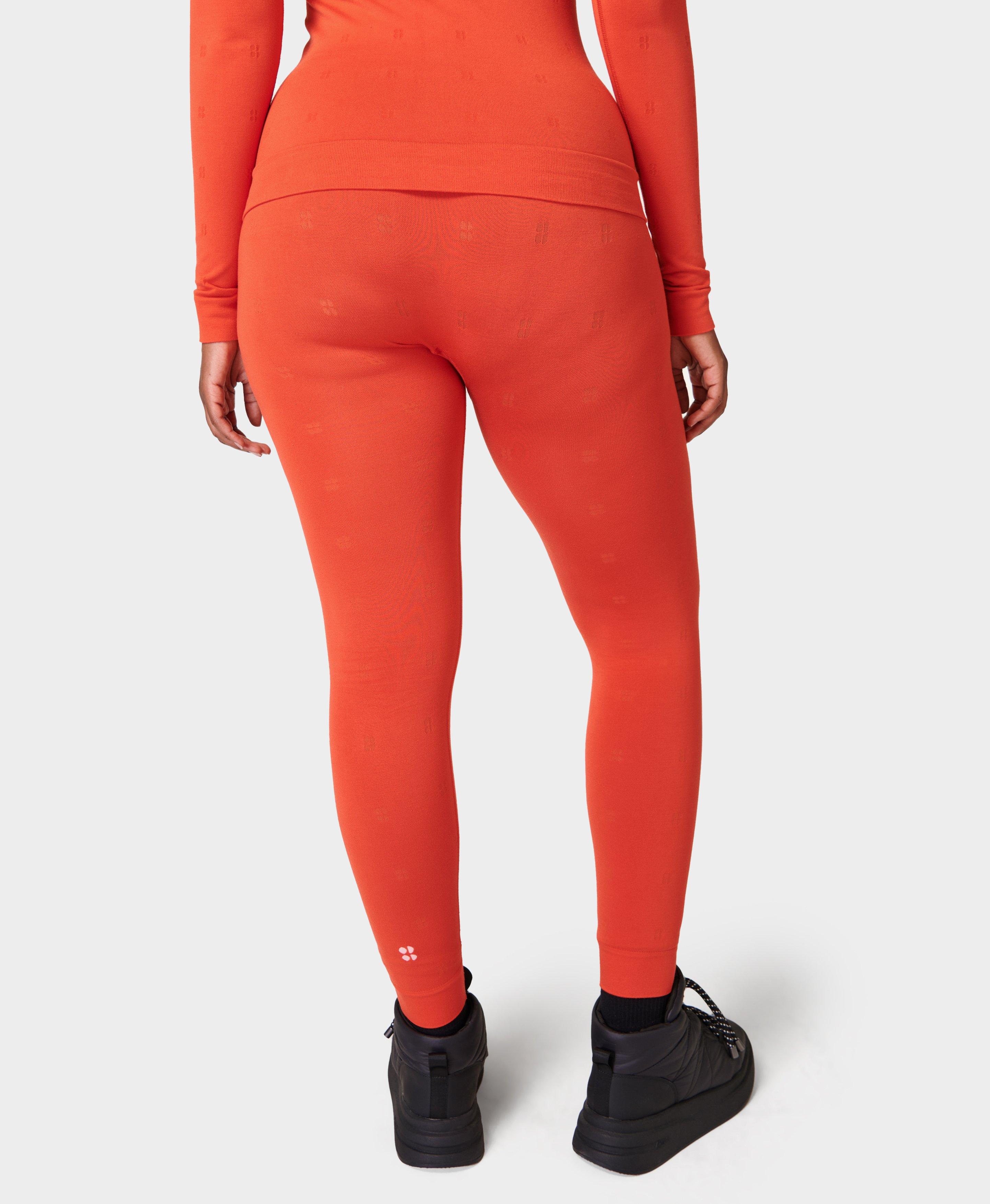 Base layer long tights in color red