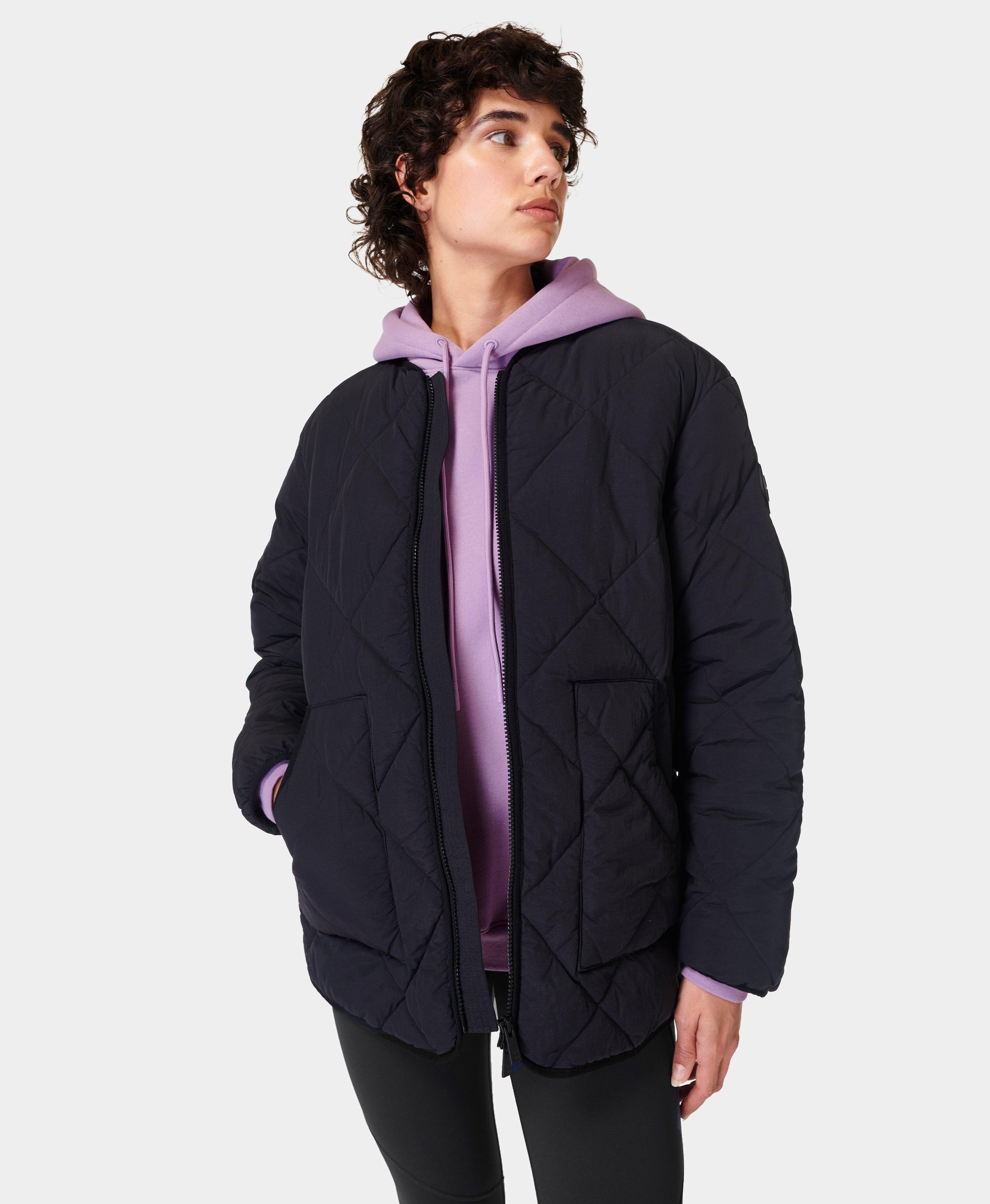 Sweaty Betty On The Move Quilted Jacket, Black, Women's M