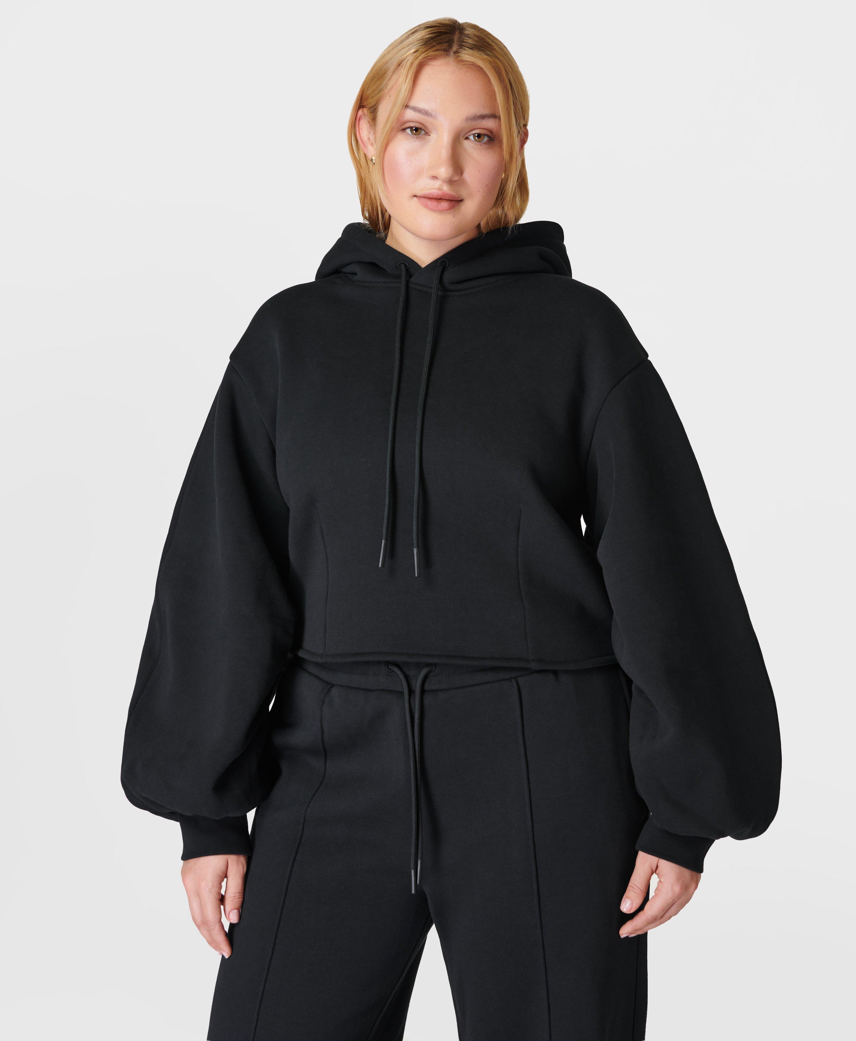 Womens black hoody sale