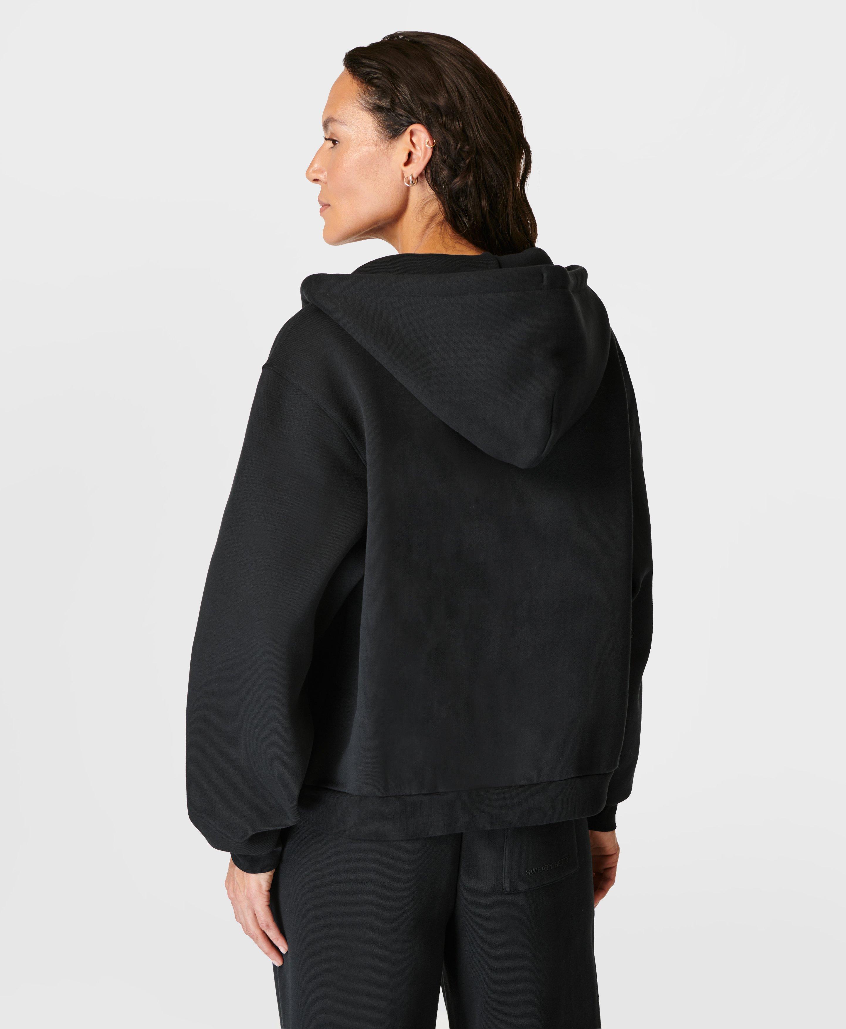 Powerhouse Zip Up Hoodie - Black, Women's Jackets + Coats