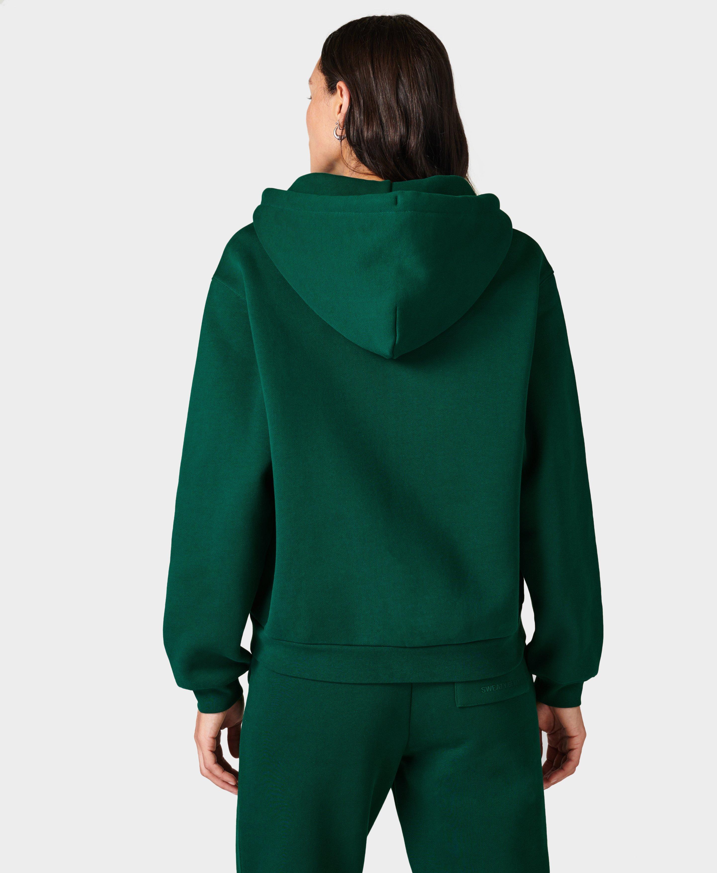 Powerhouse Zip Up Hoodie- retrogreen | Women's Sweaters + Hoodies