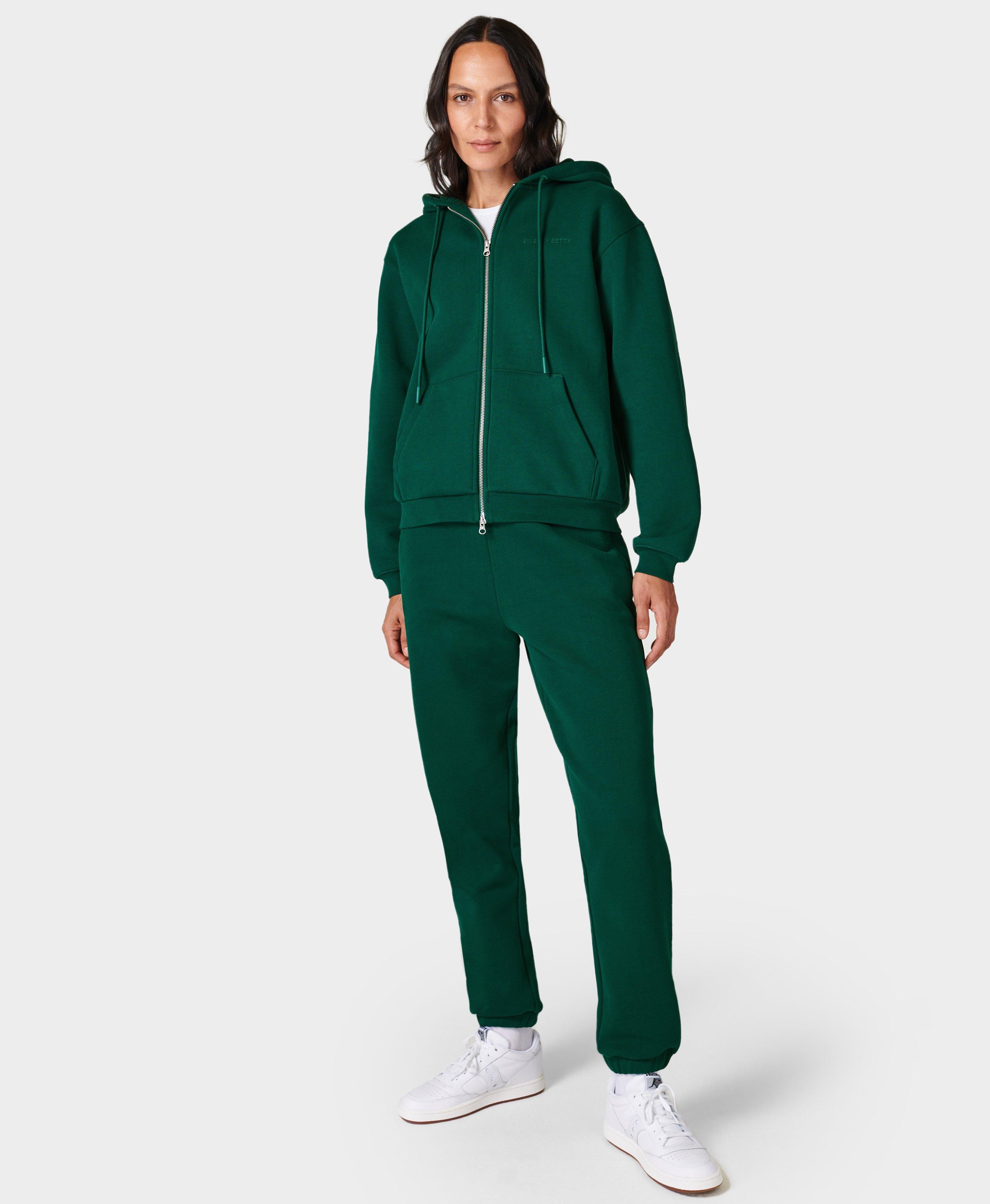 Green Zip-up Hoodies for Women