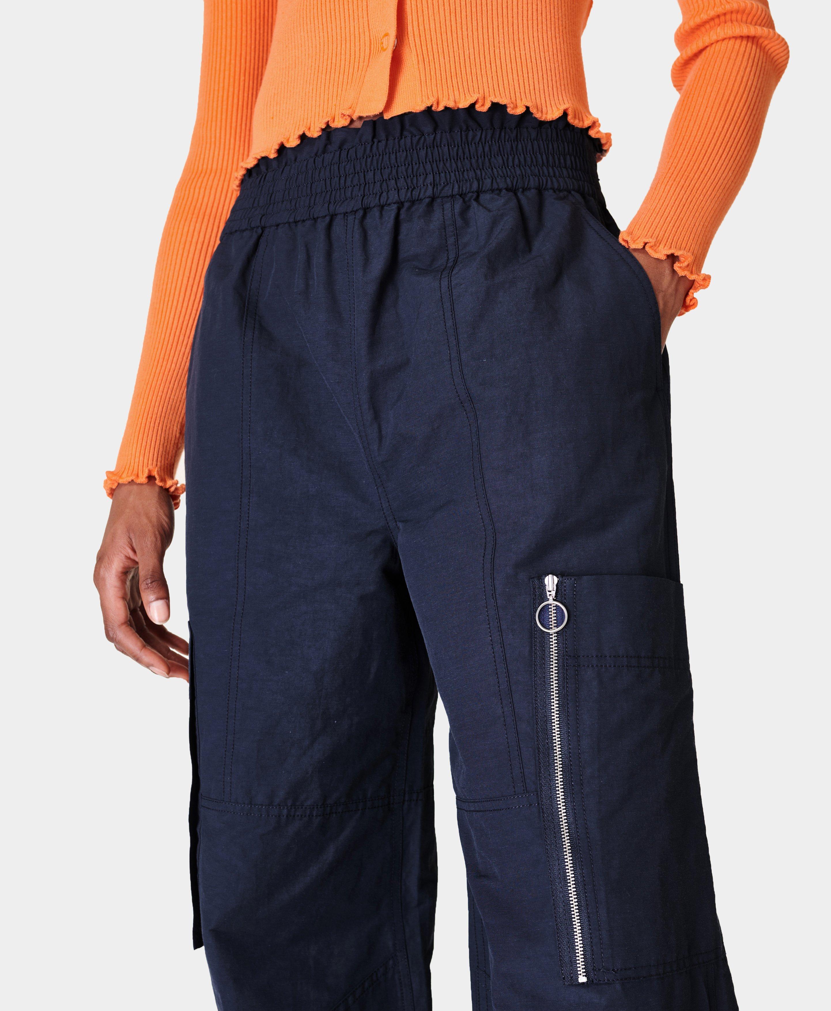 Women's navy store blue cargo pants