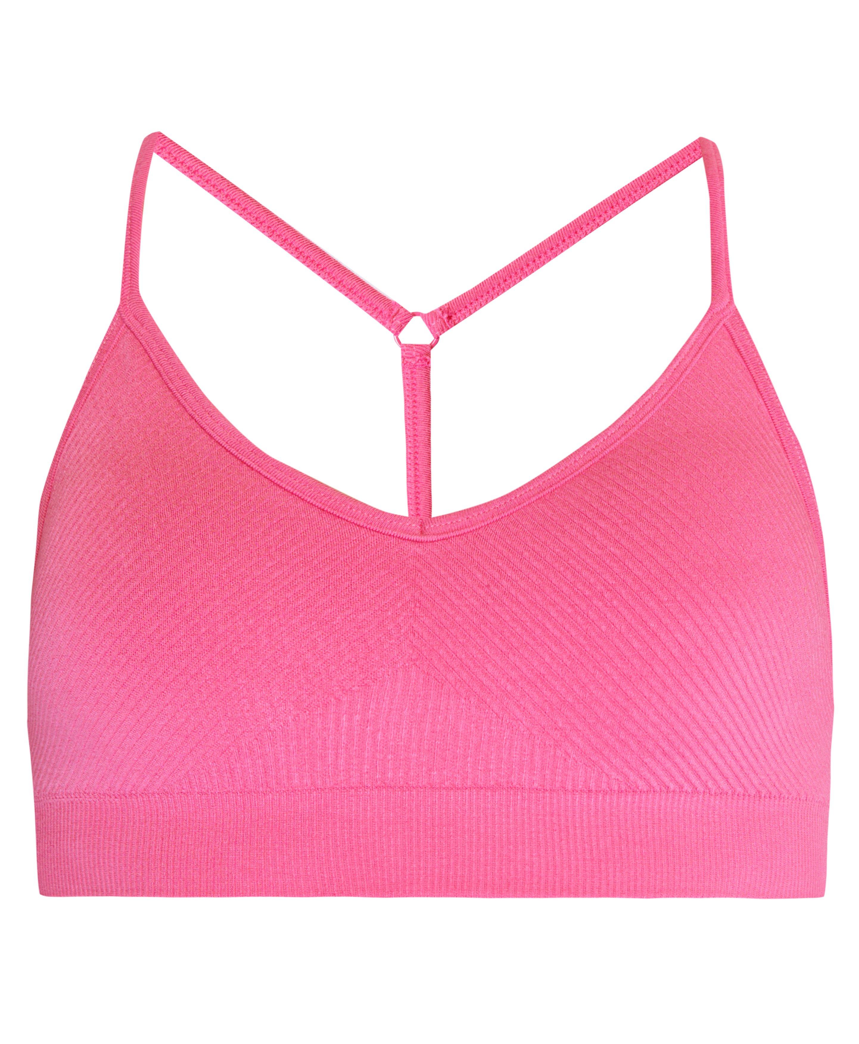Beyond Yoga Speckled Sports Bra By in Pink Size XS