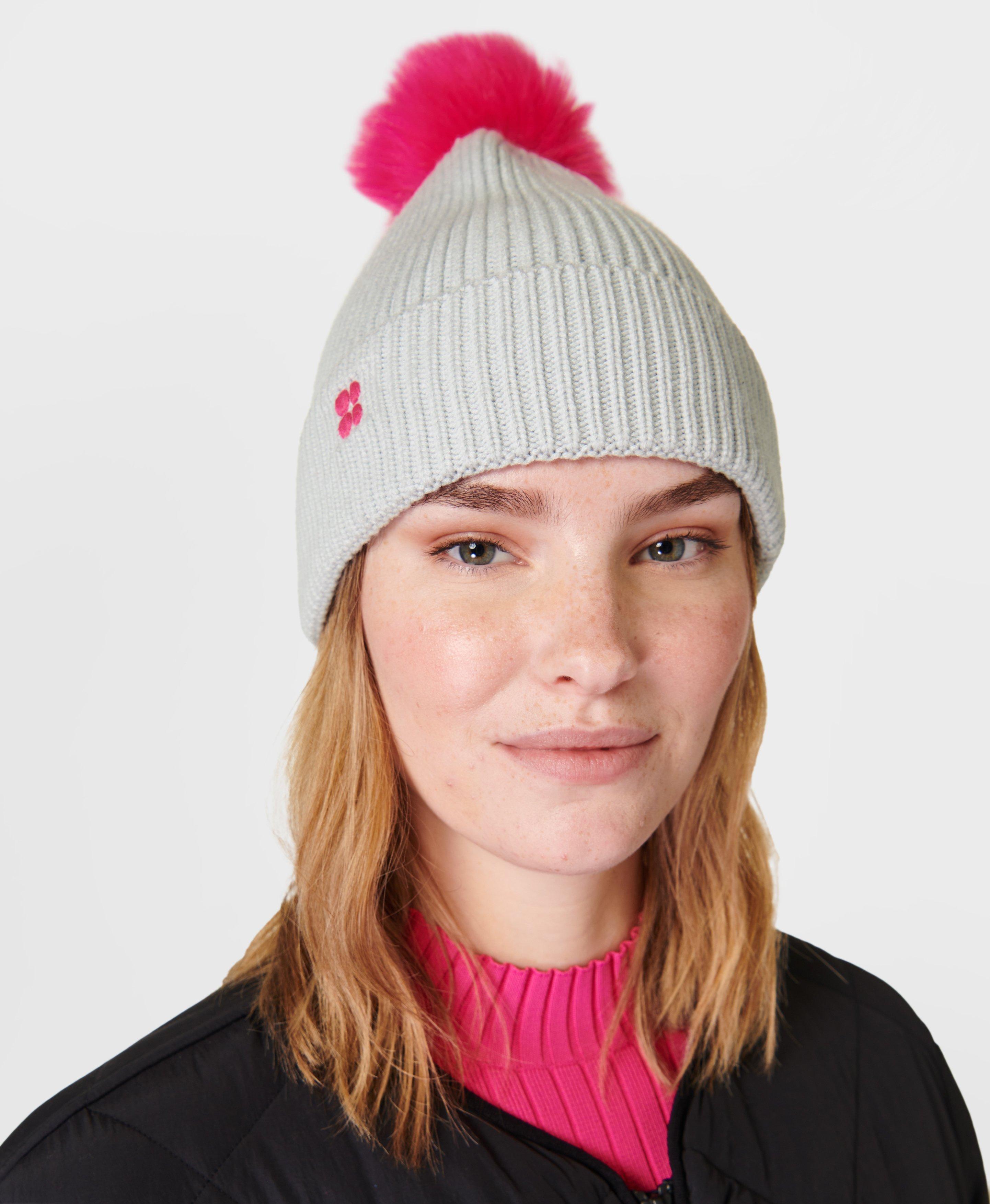 Ribbed Knit Beanie - Tranquil Grey, Women's Hats & Headbands