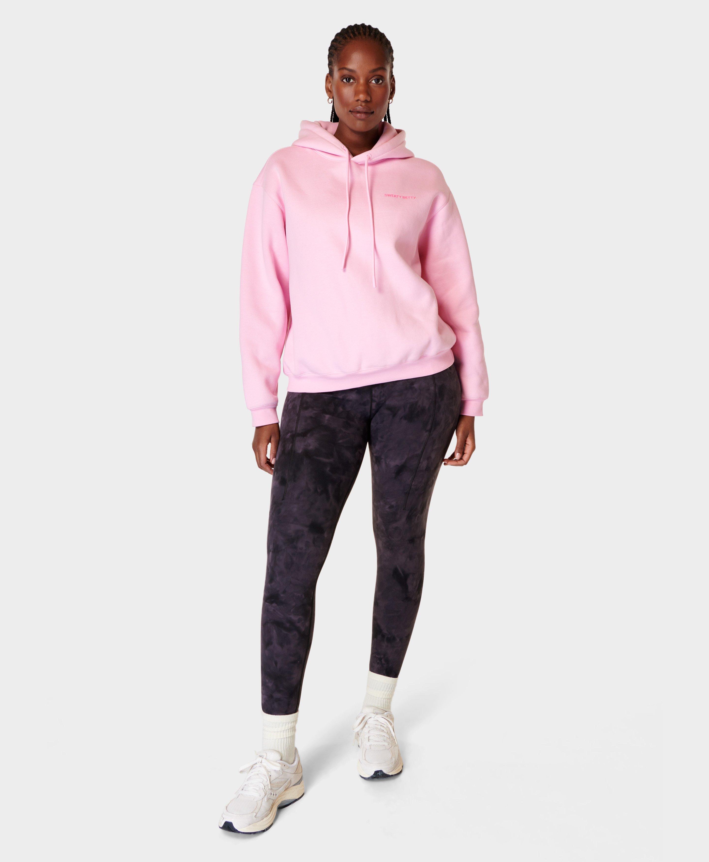 Color best sale pink hoodie