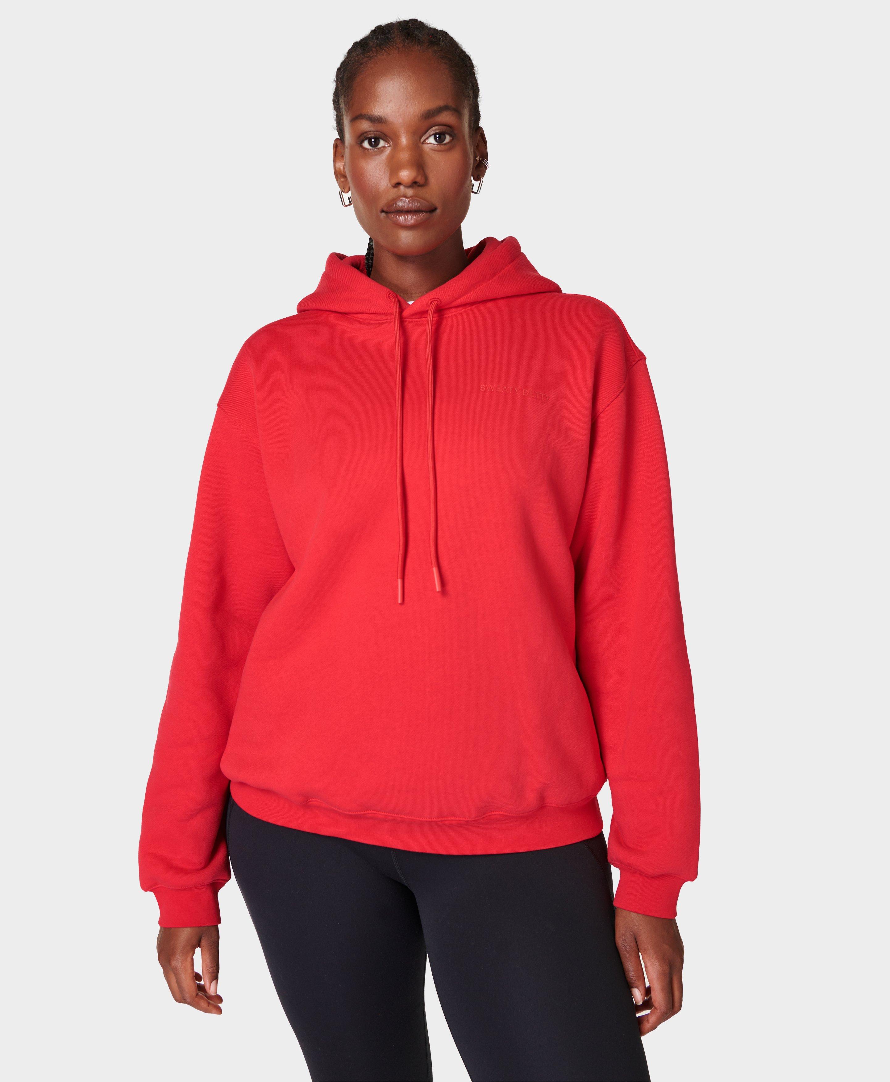 Ladies red hoody online