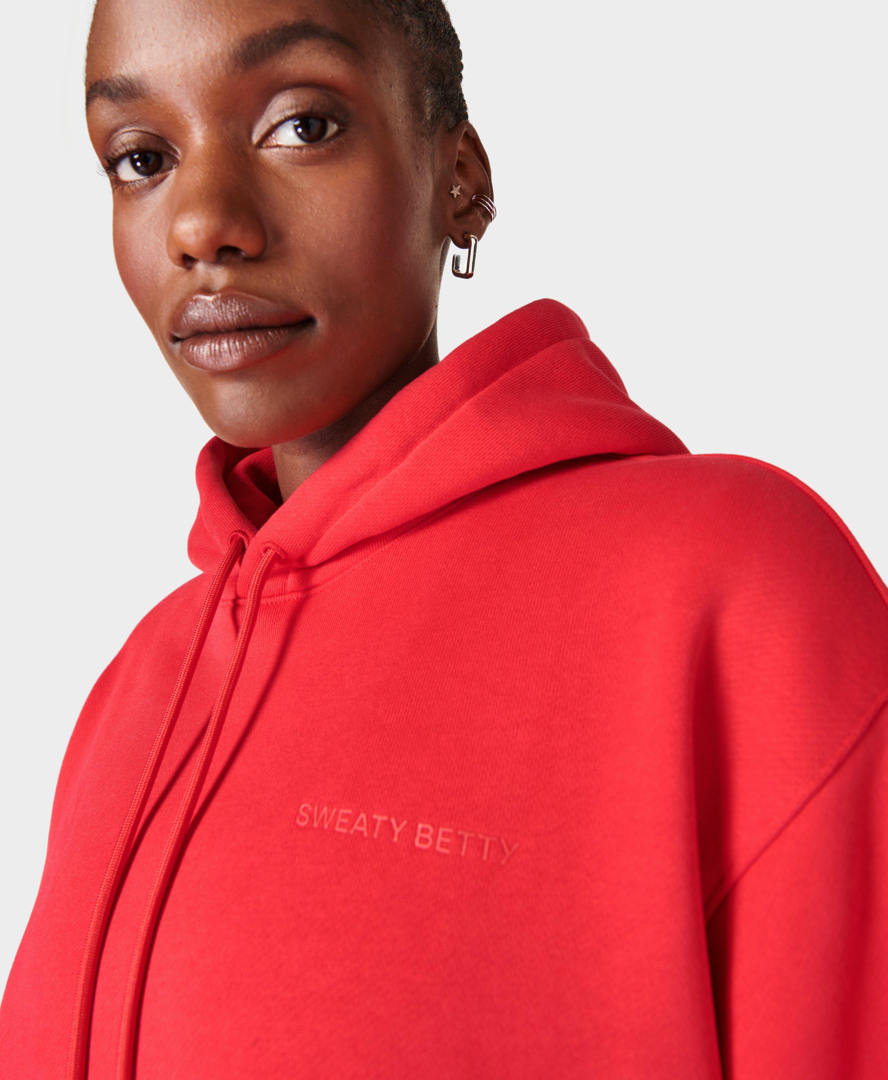 Red best sale womens sweatshirt