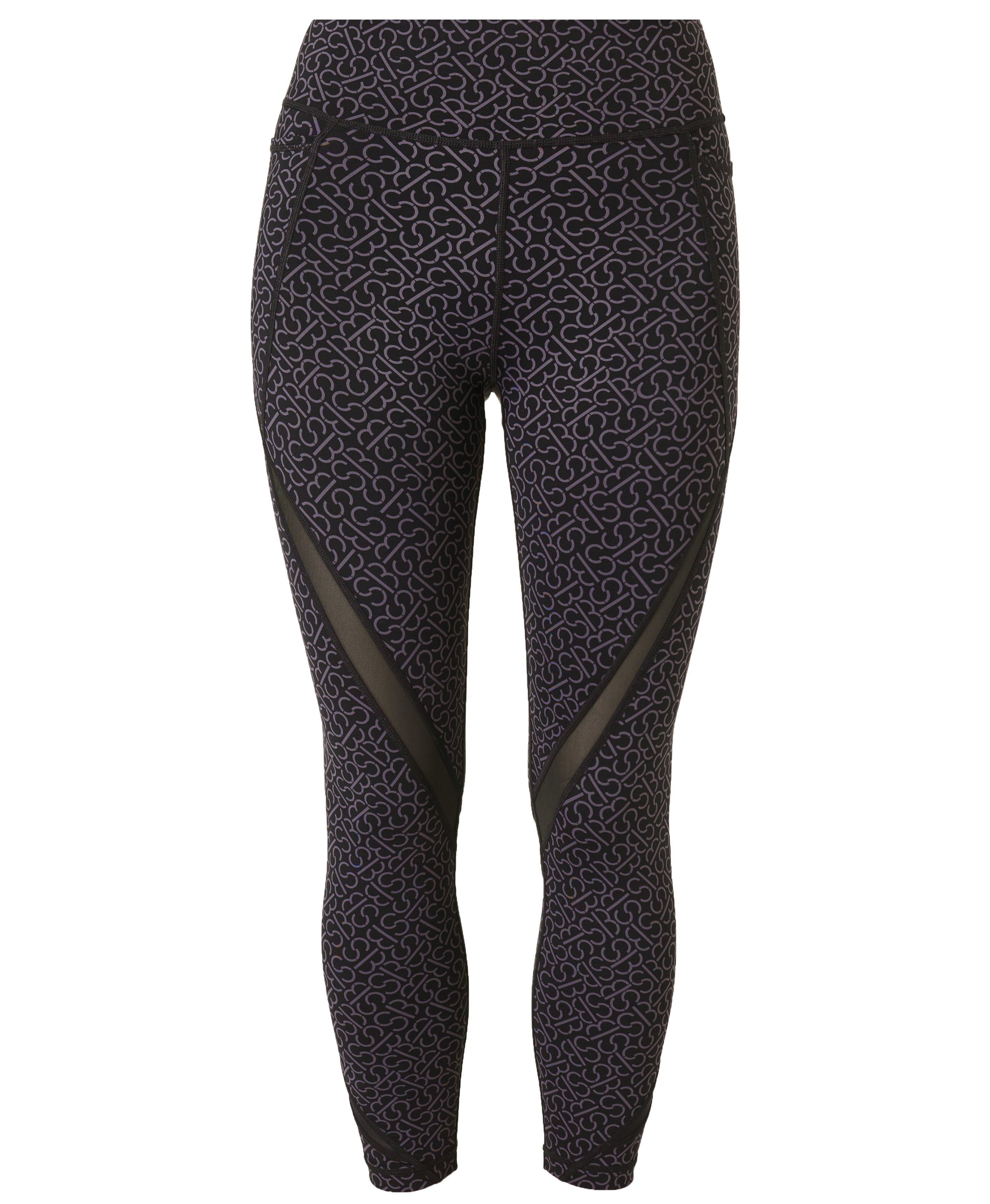 Power Illusion Mesh 7/8 Gym Leggings - Dark Grey, Women's Leggings