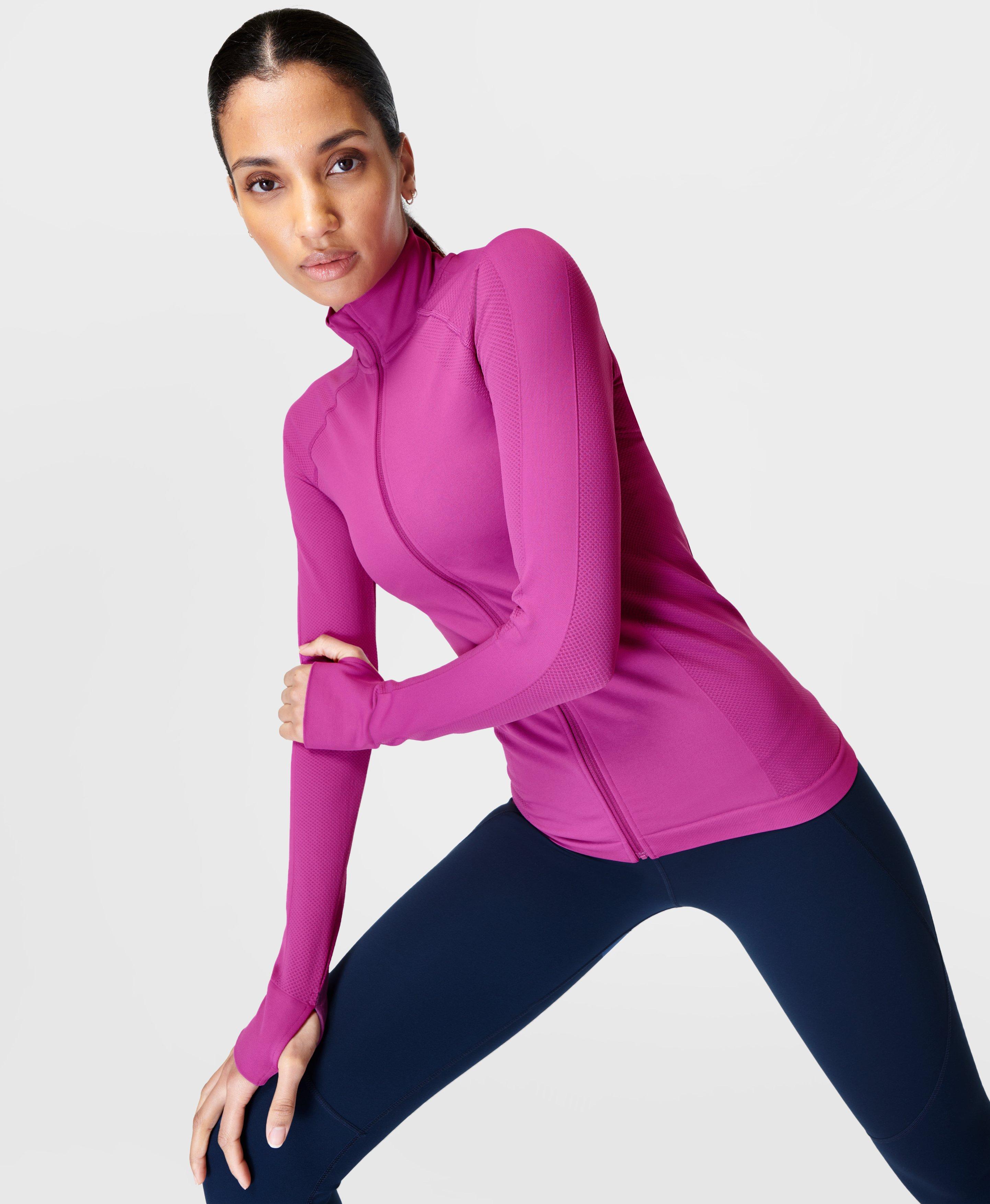 Nike Women's One Luxe Icon Clash Training Leggings (Black/Purple Chalk,  Medium) 