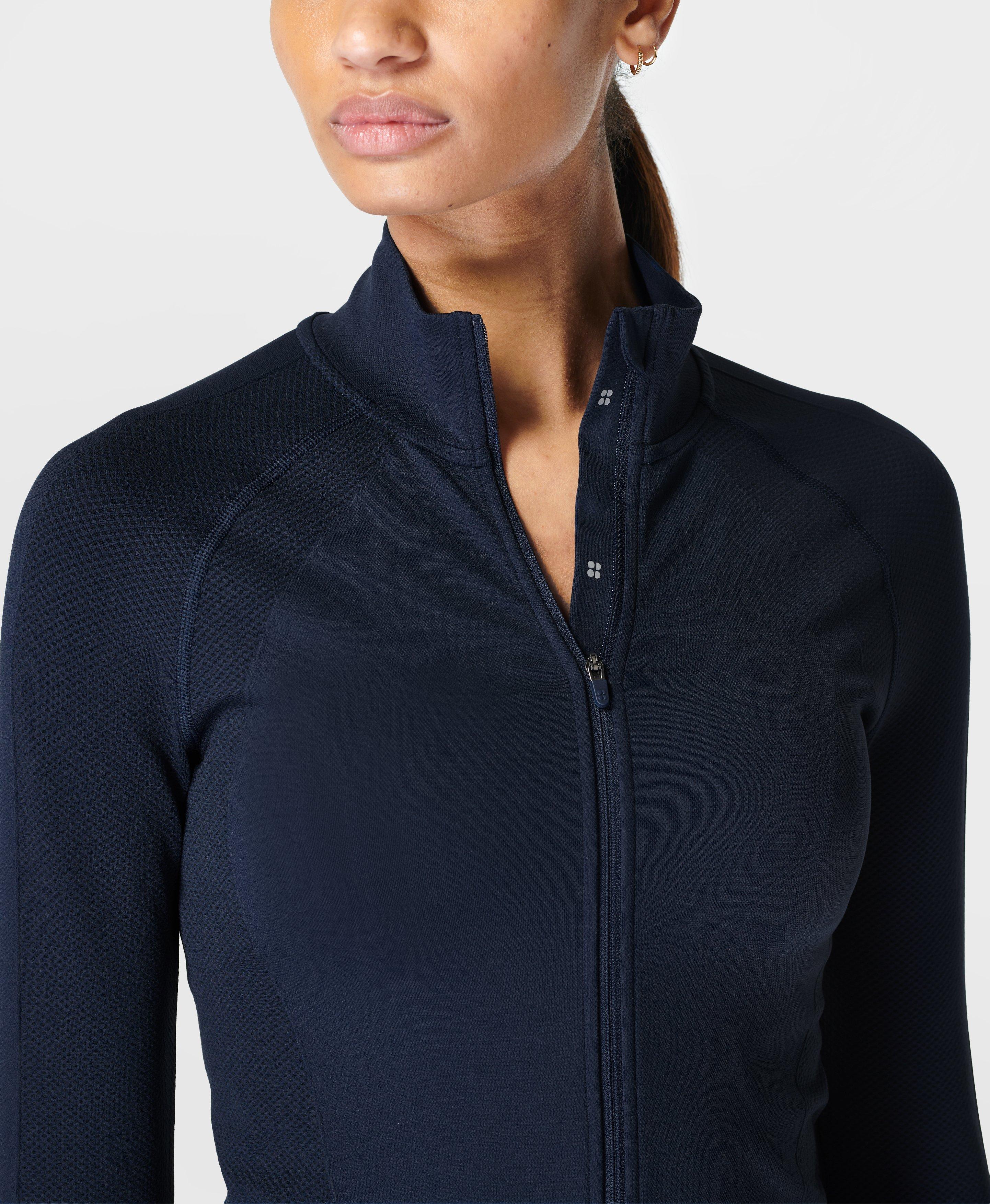 Blue workout outlet jacket