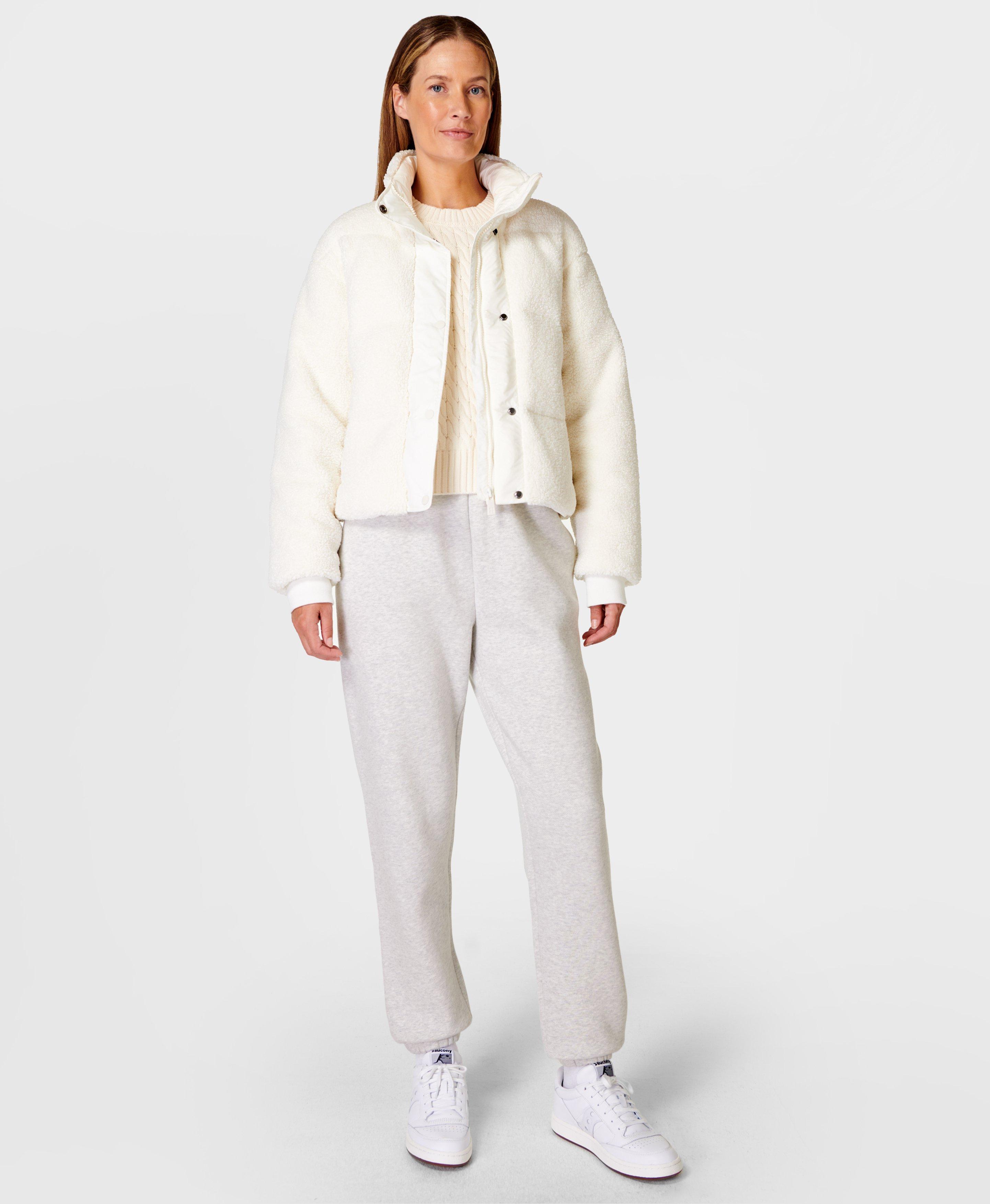 White quilted discount jacket womens