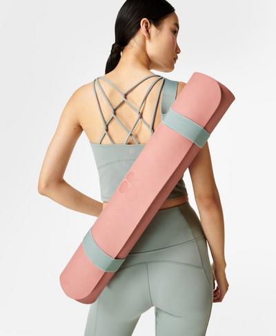 Yoga Mat Carry Strap, Storm Blue | Sweaty Betty