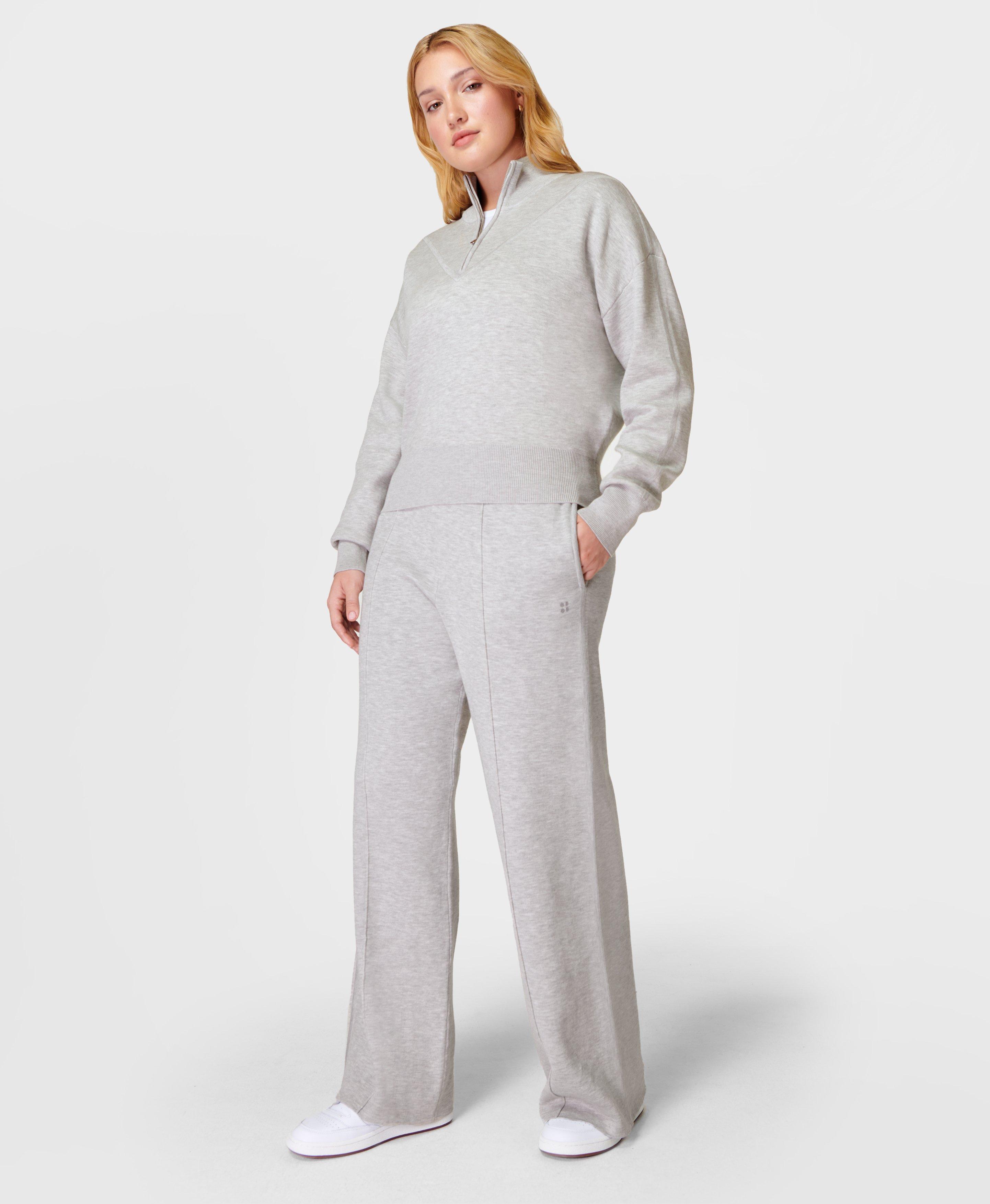 Timeless Track Pant - Light Grey Marl