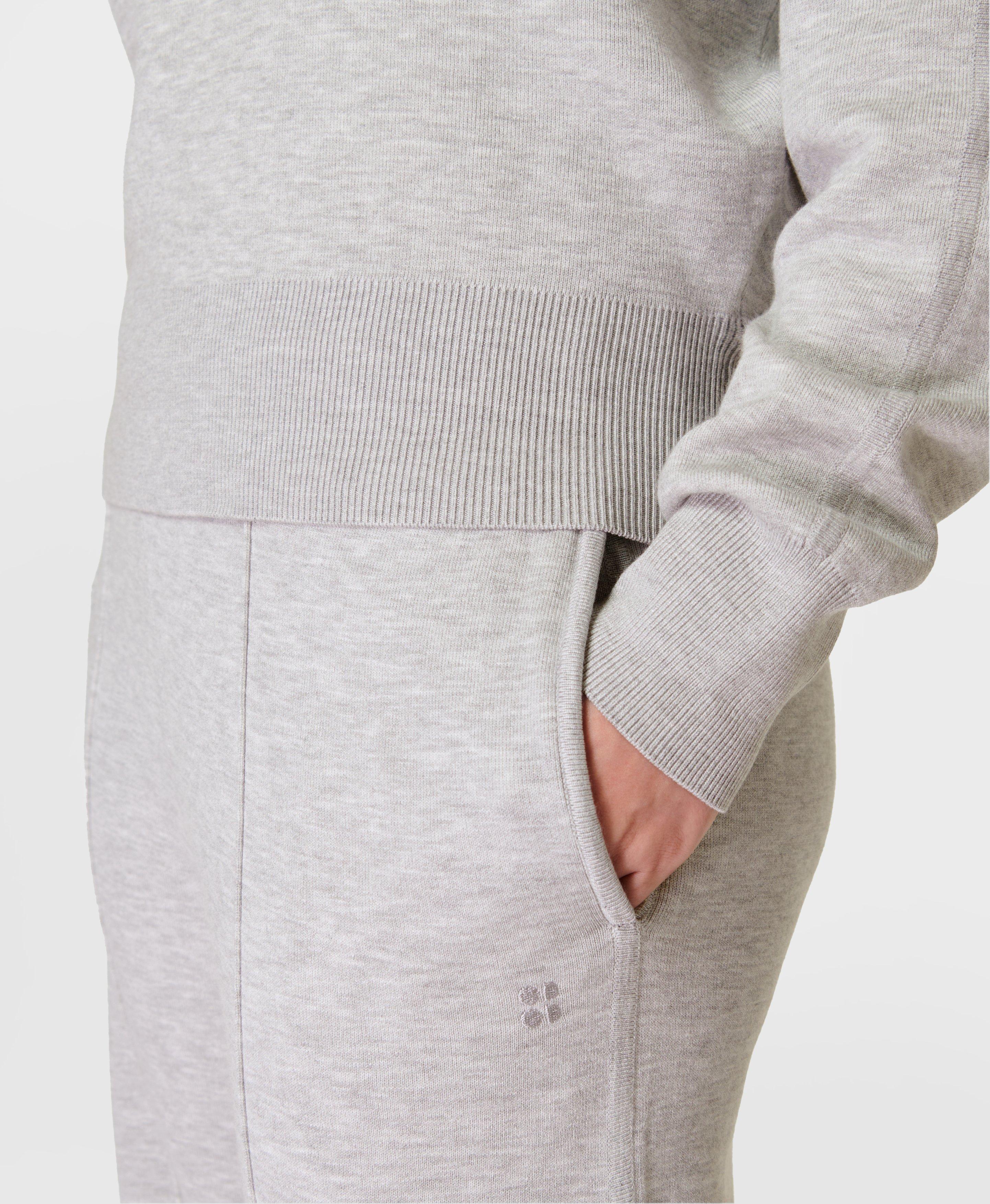 Timeless Track Pant Light Grey Marl Women s Trousers Yoga