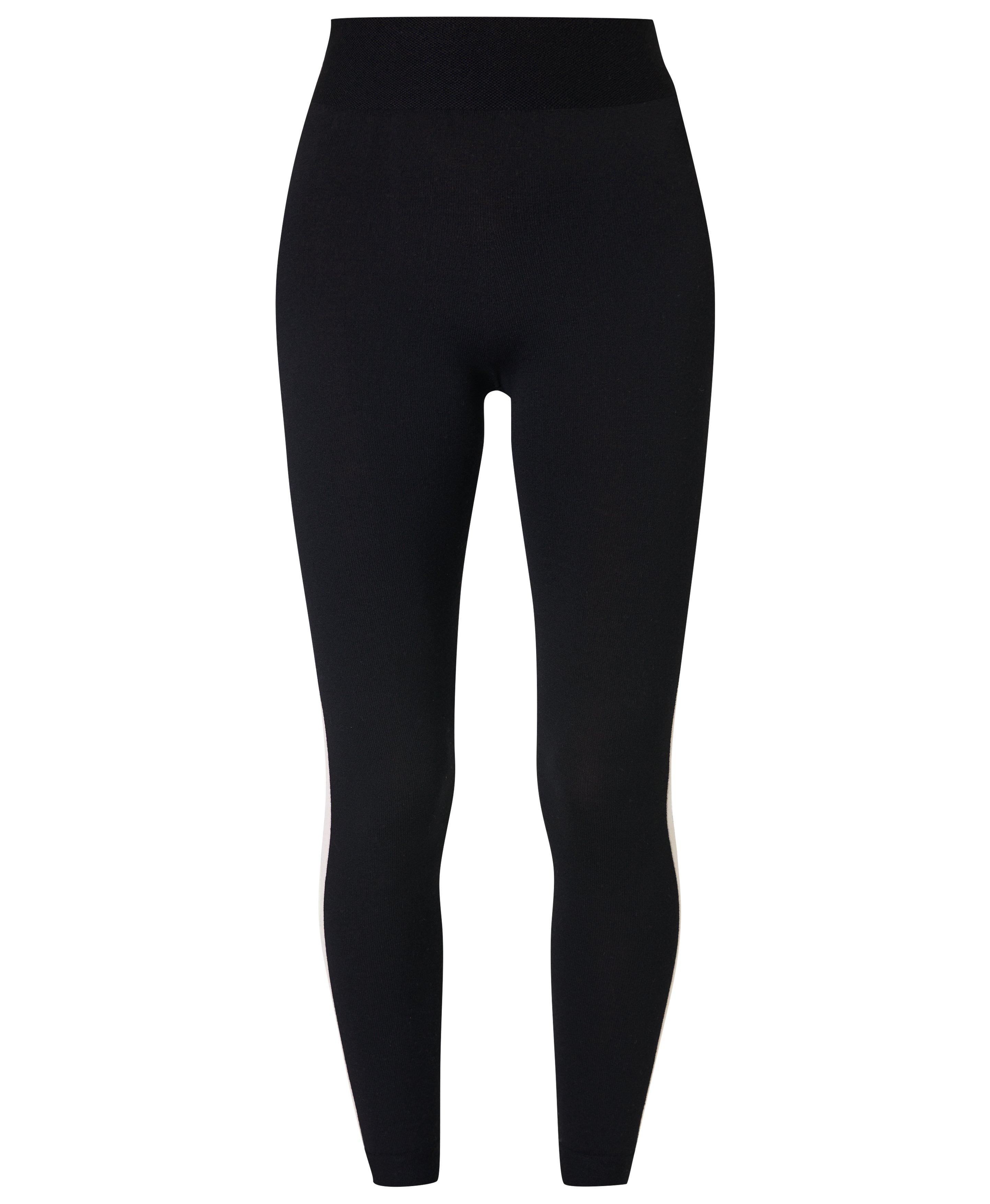 Colour Block Merino Base Layer Legging - Black, Women's Ski Clothes
