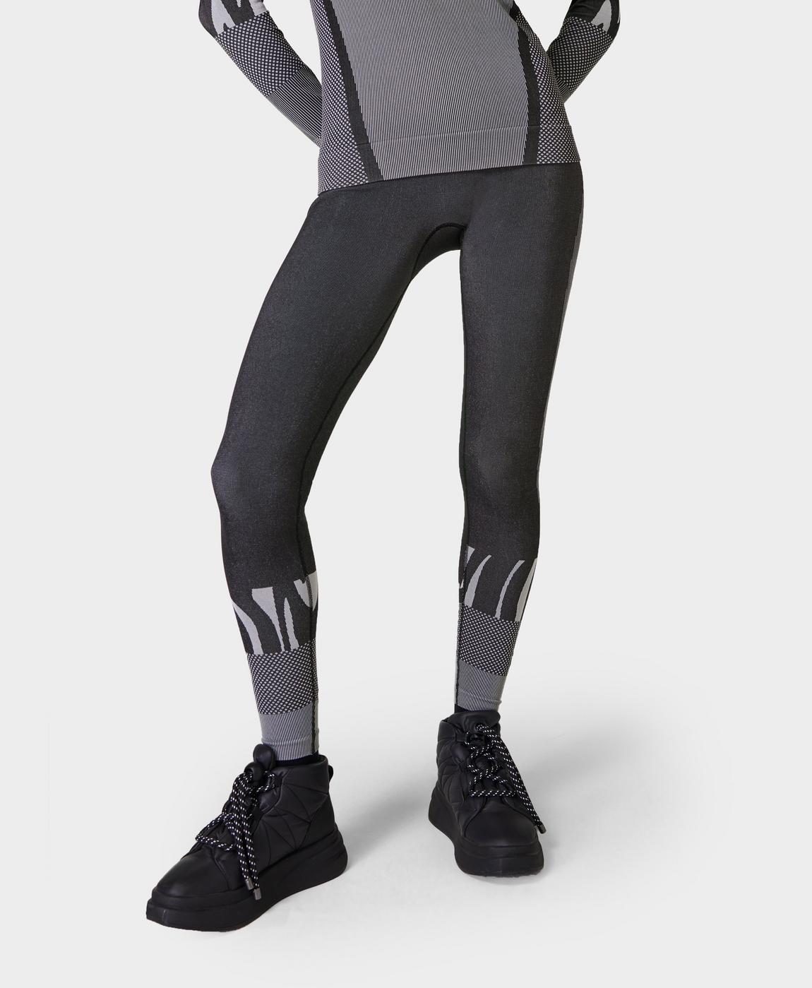 Tech Abstract Base Layer Legging - Black, Women's Ski Clothes