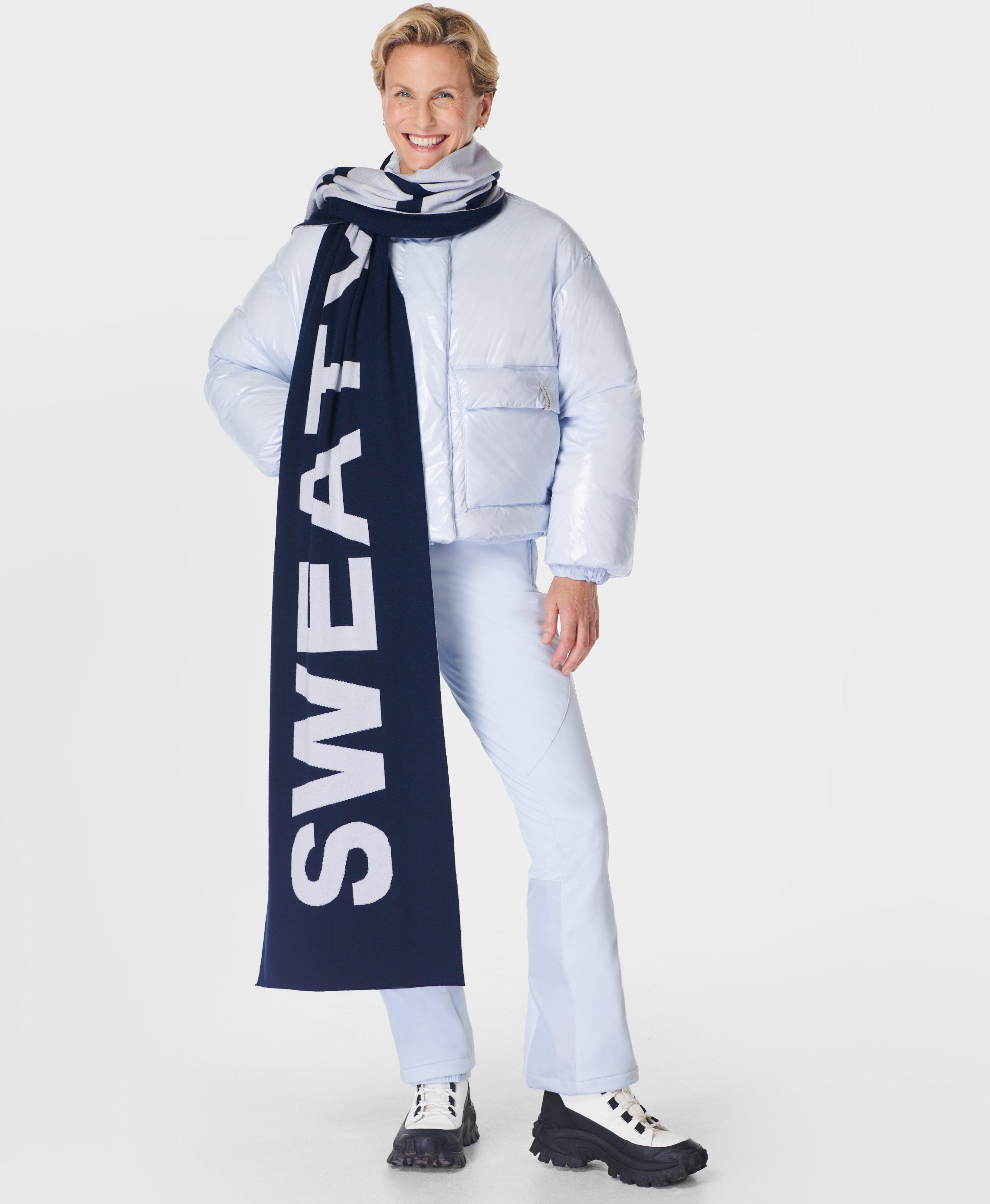 Sweaty Betty Sweaty Betty Jacquard Scarf, Blue, Women's One Size