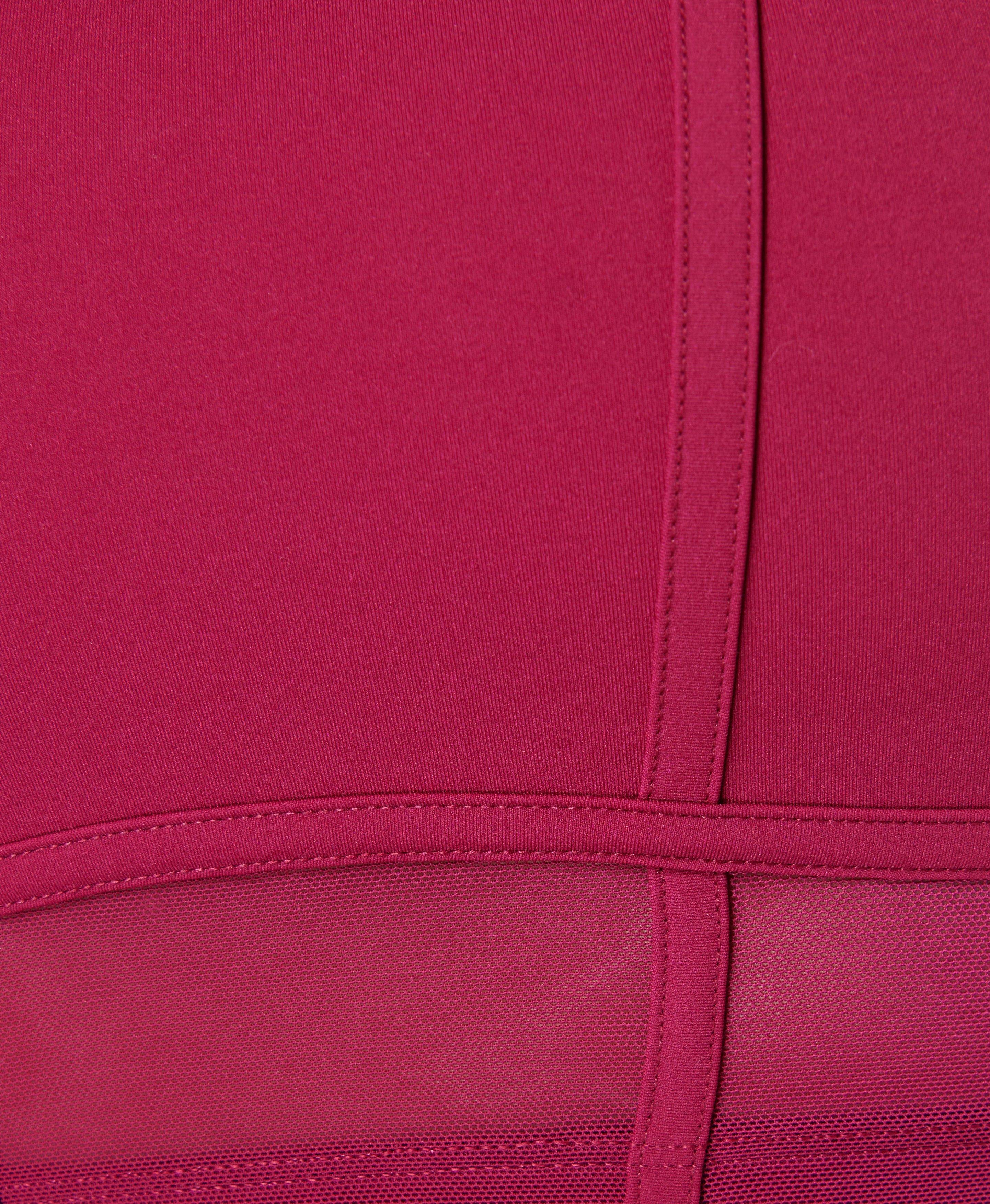 Sweaty Betty POWER CONTOUR CORSET - Medium support sports bra - vamp  red/dark red 