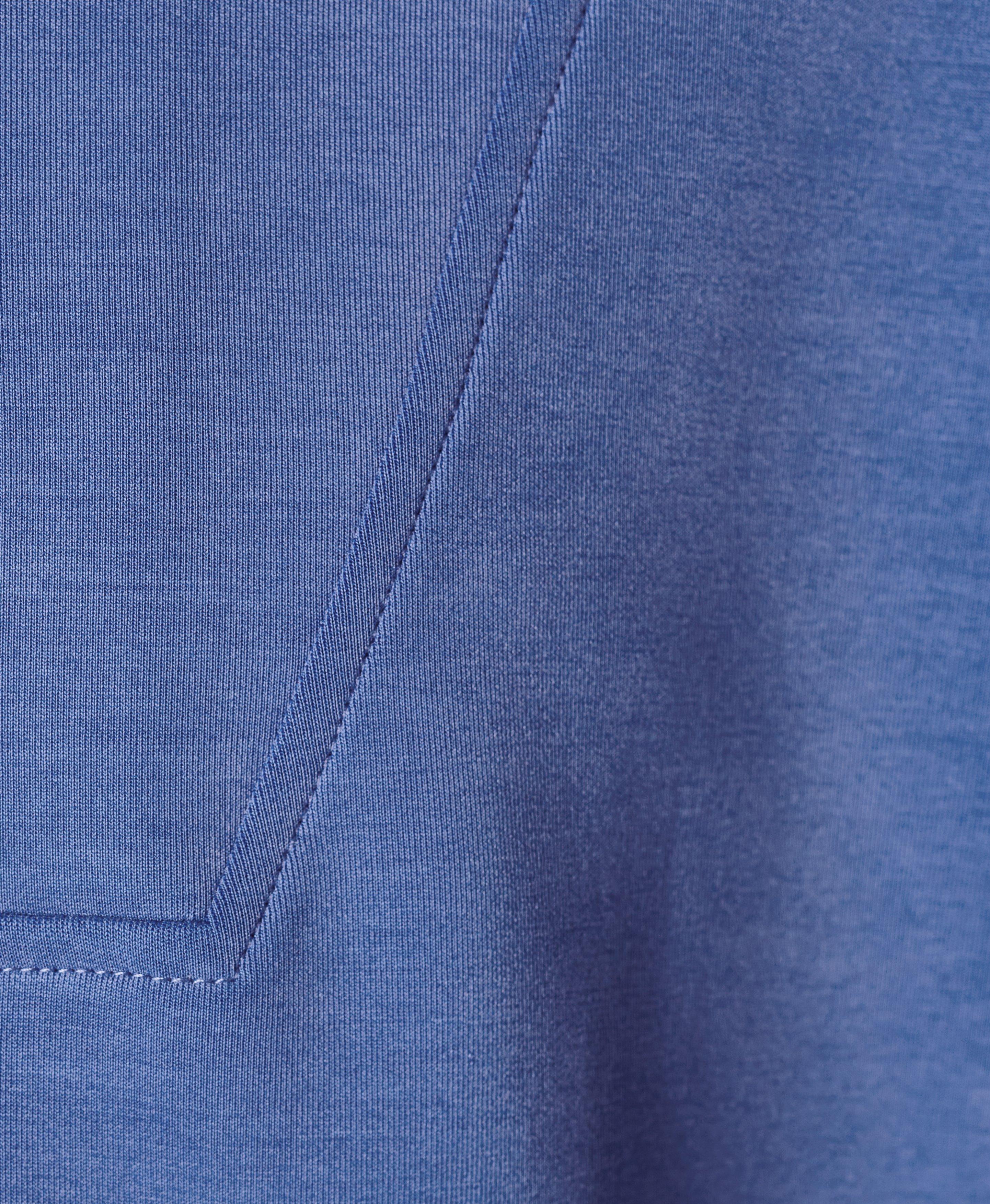 Sand Wash Funnel Neck Half Zip - Lightning Blue | Women's Jumpers