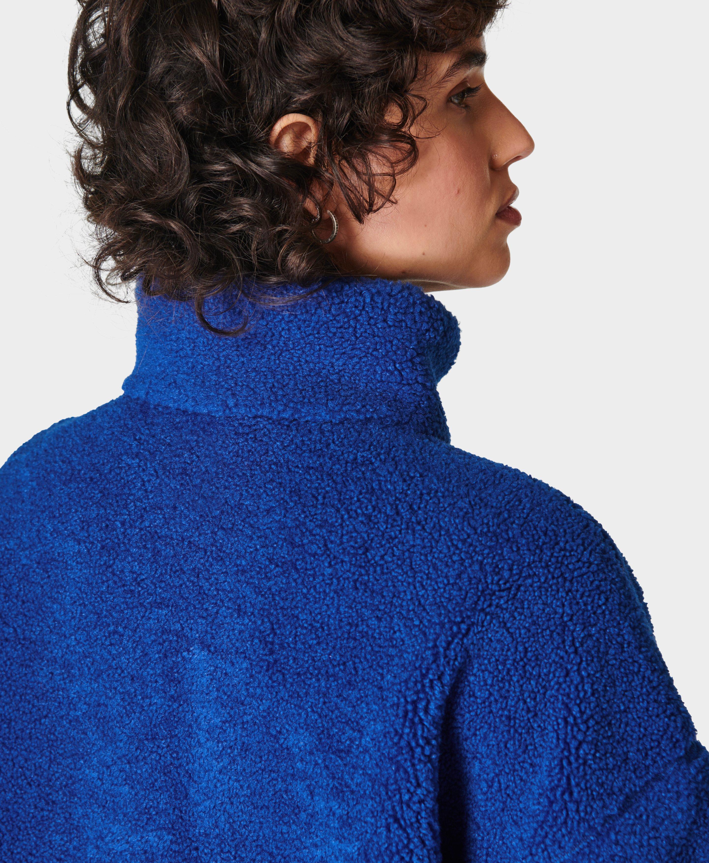 Blue fleece outlet jumper