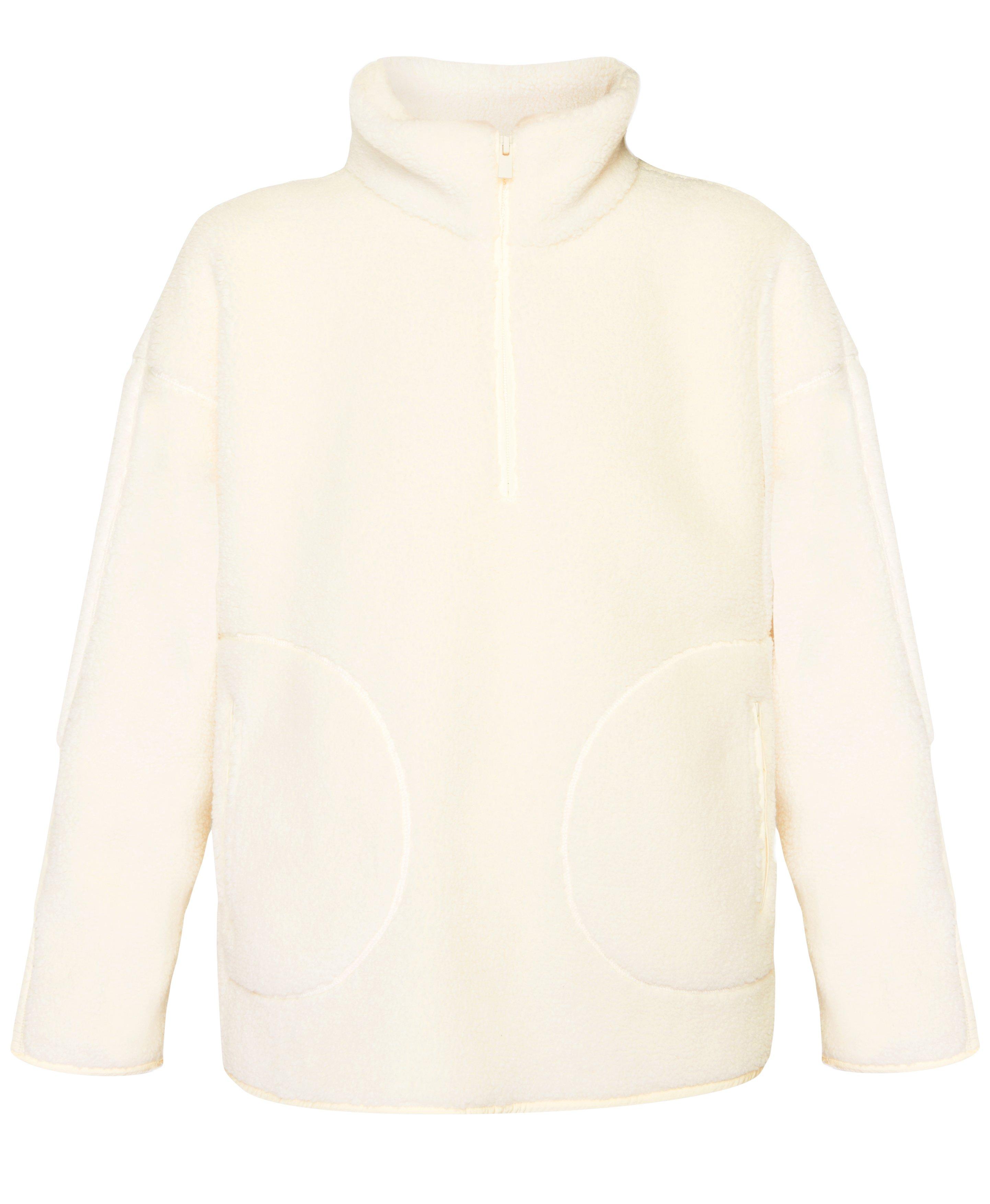 Sweaty Betty Mallow Half Zip Sweatshirt, Studio White at John