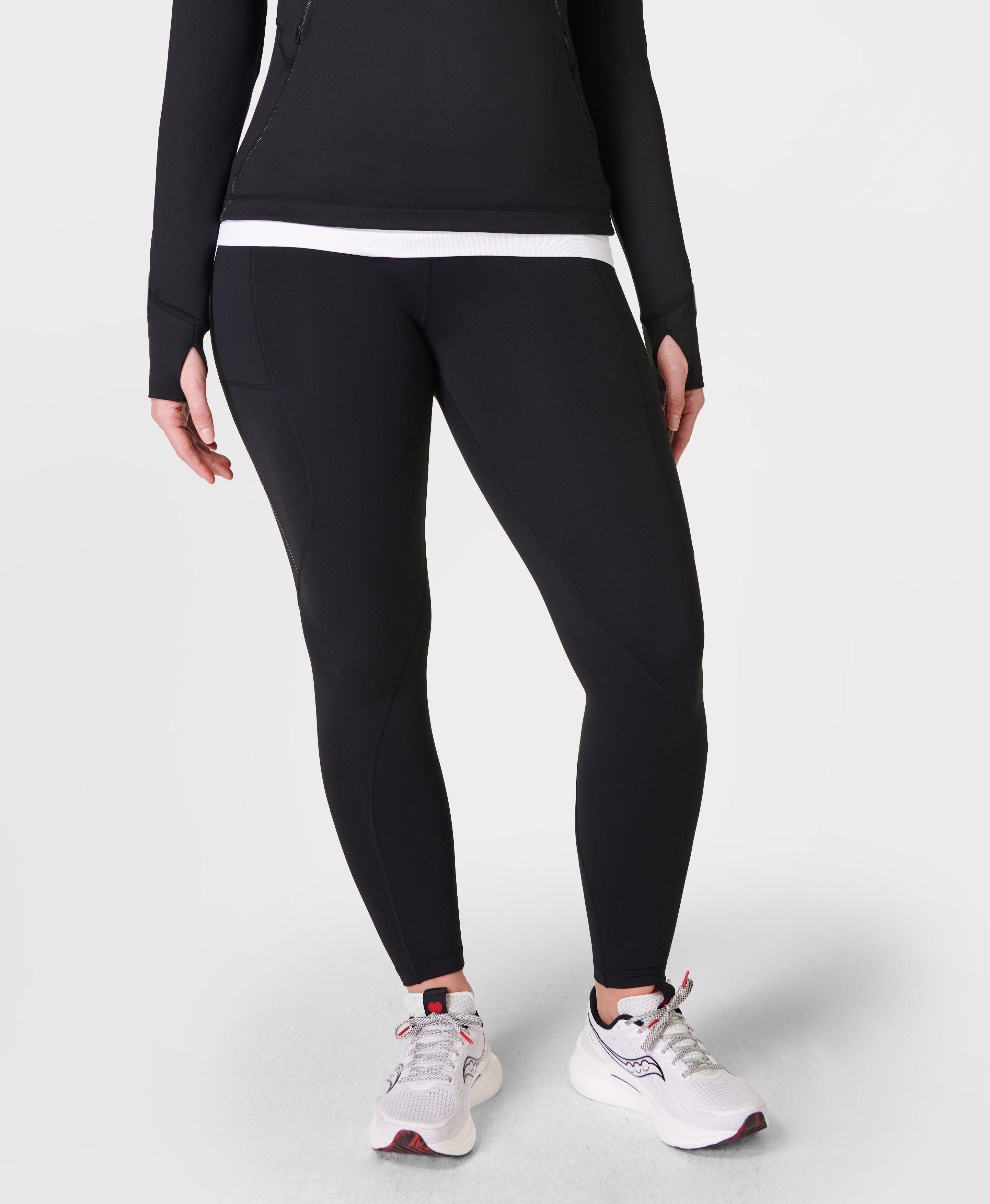 High Waisted Thermal Gym High Waisted Running Leggings In Grey For