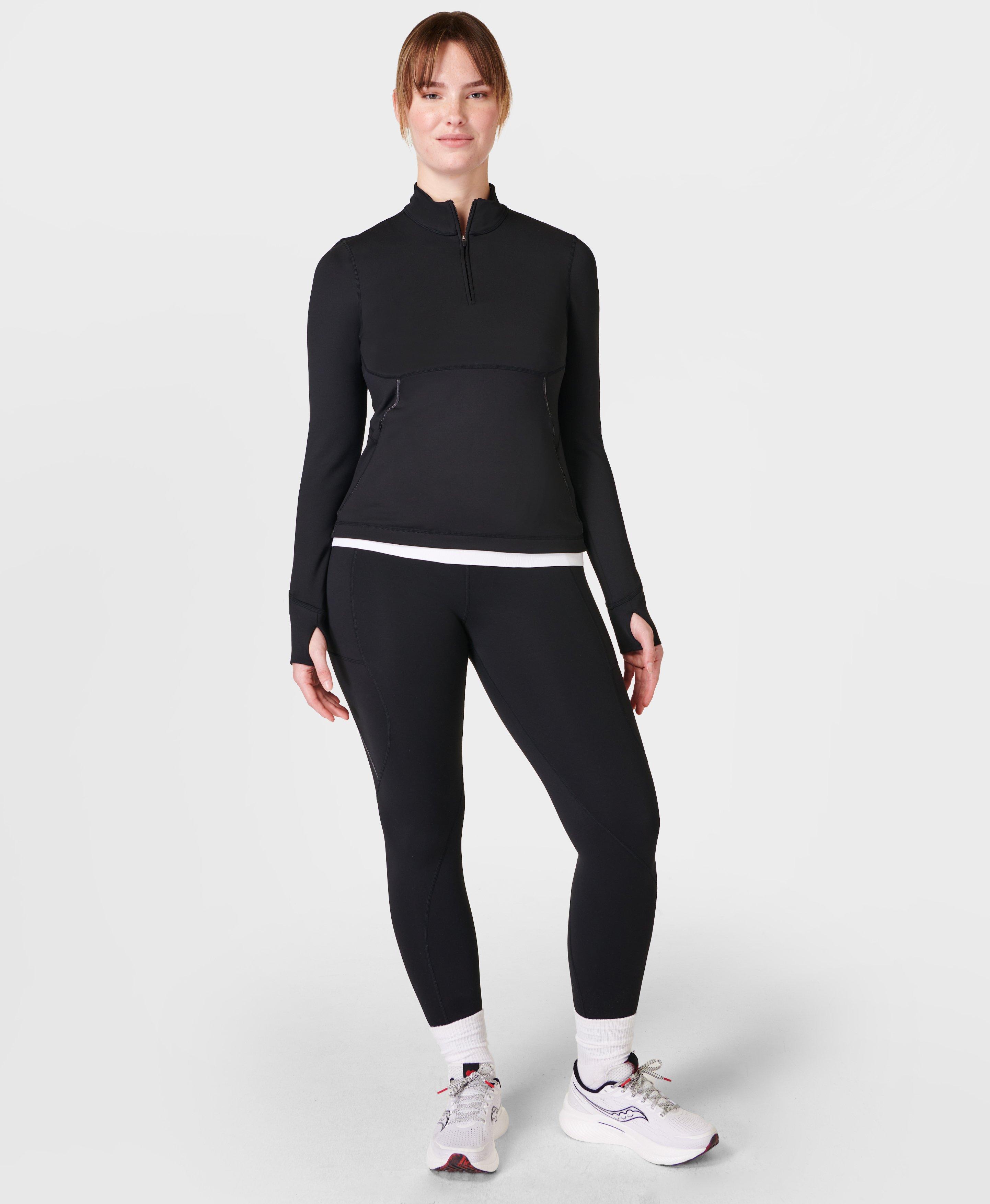 Sweaty Betty Therma Boost 2.0 Running Leggings - Grey Reflective