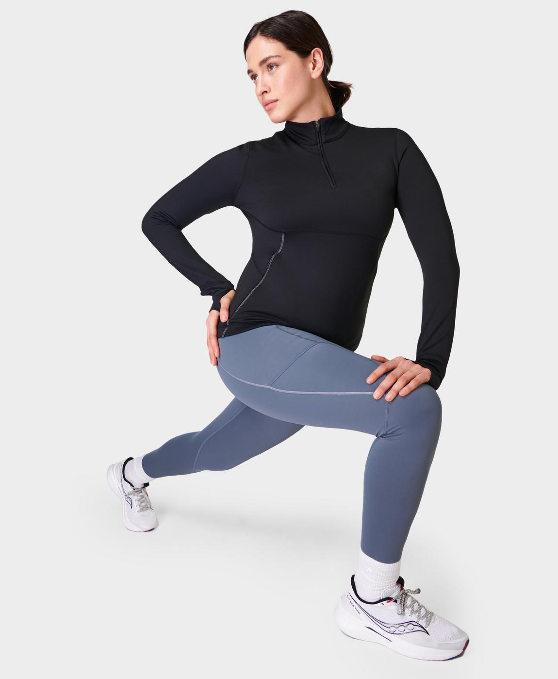 Therma Boost 2.0 Reflective Running Leggings - Endless Blue