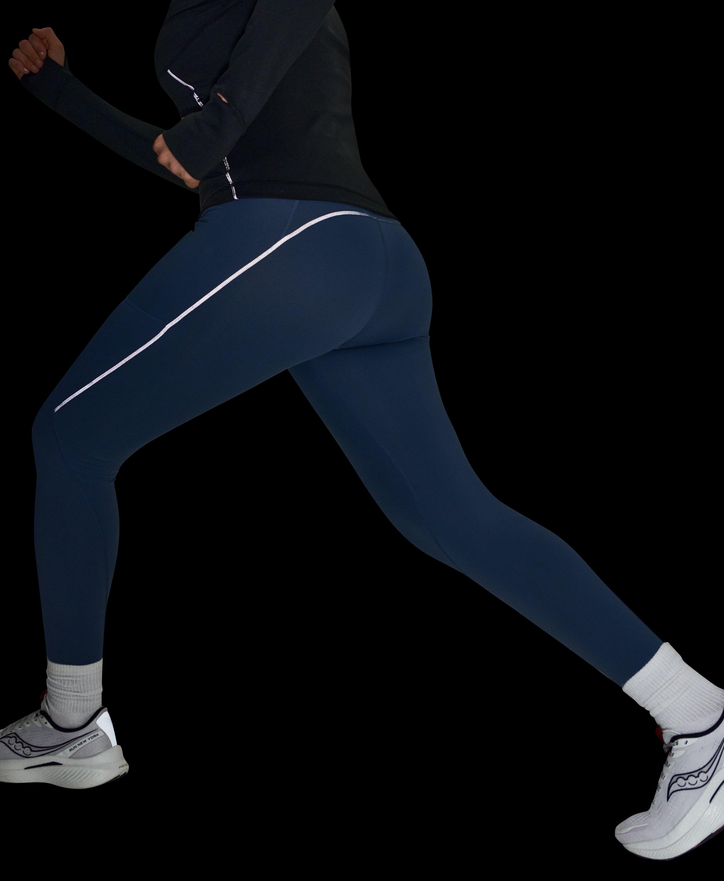 Therma Boost 2.0 Reflective Running Leggings - Endless Blue