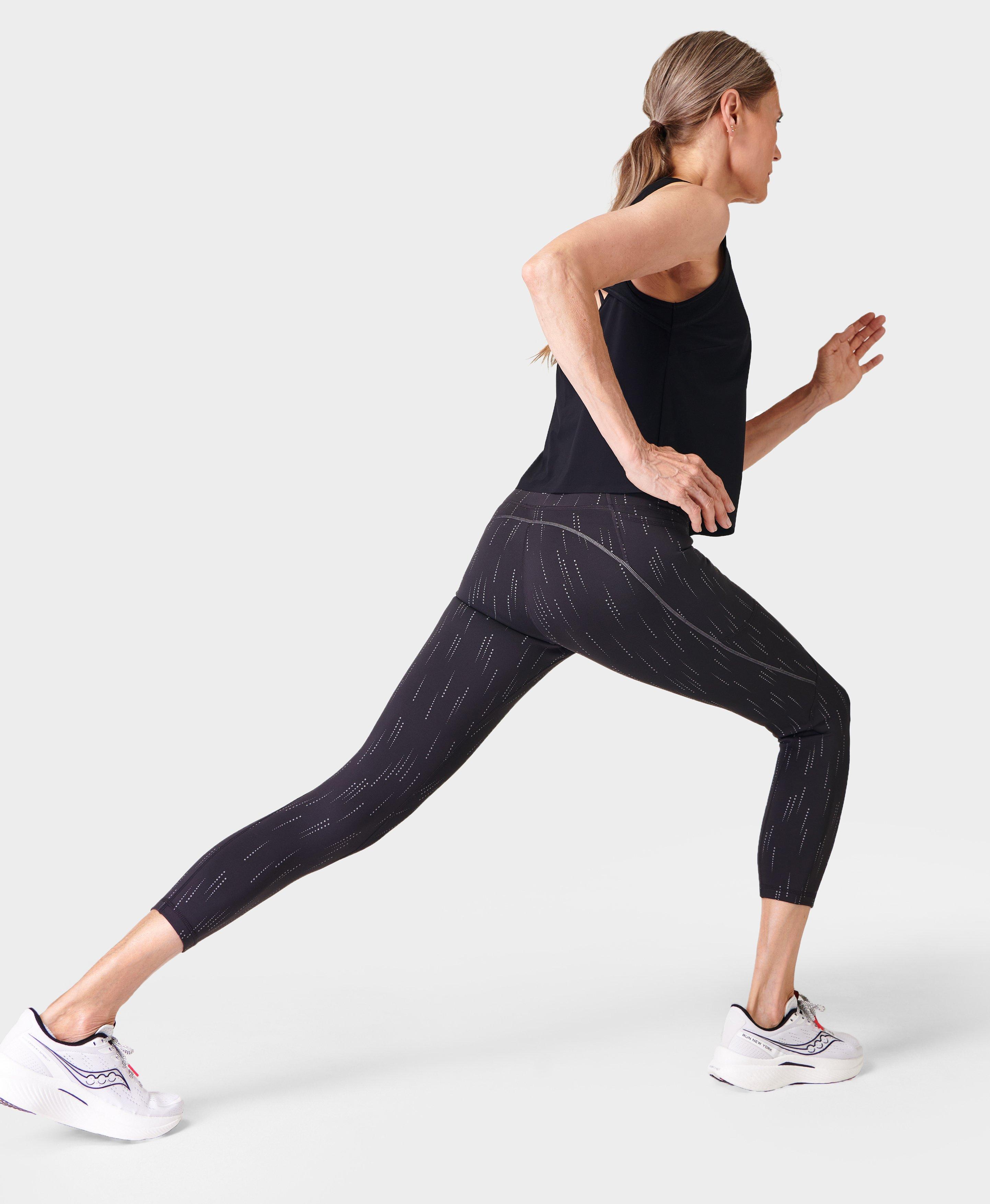 Sweaty Betty - Introducing the Rapid Run leggings. ✓Cool handfeel ✓  Reflective ✓ Recycled ✓ Super high-rise ✓ Pockets ✓360° reflectivity What  are you waiting for? Shop now:  #iamasweatybetty