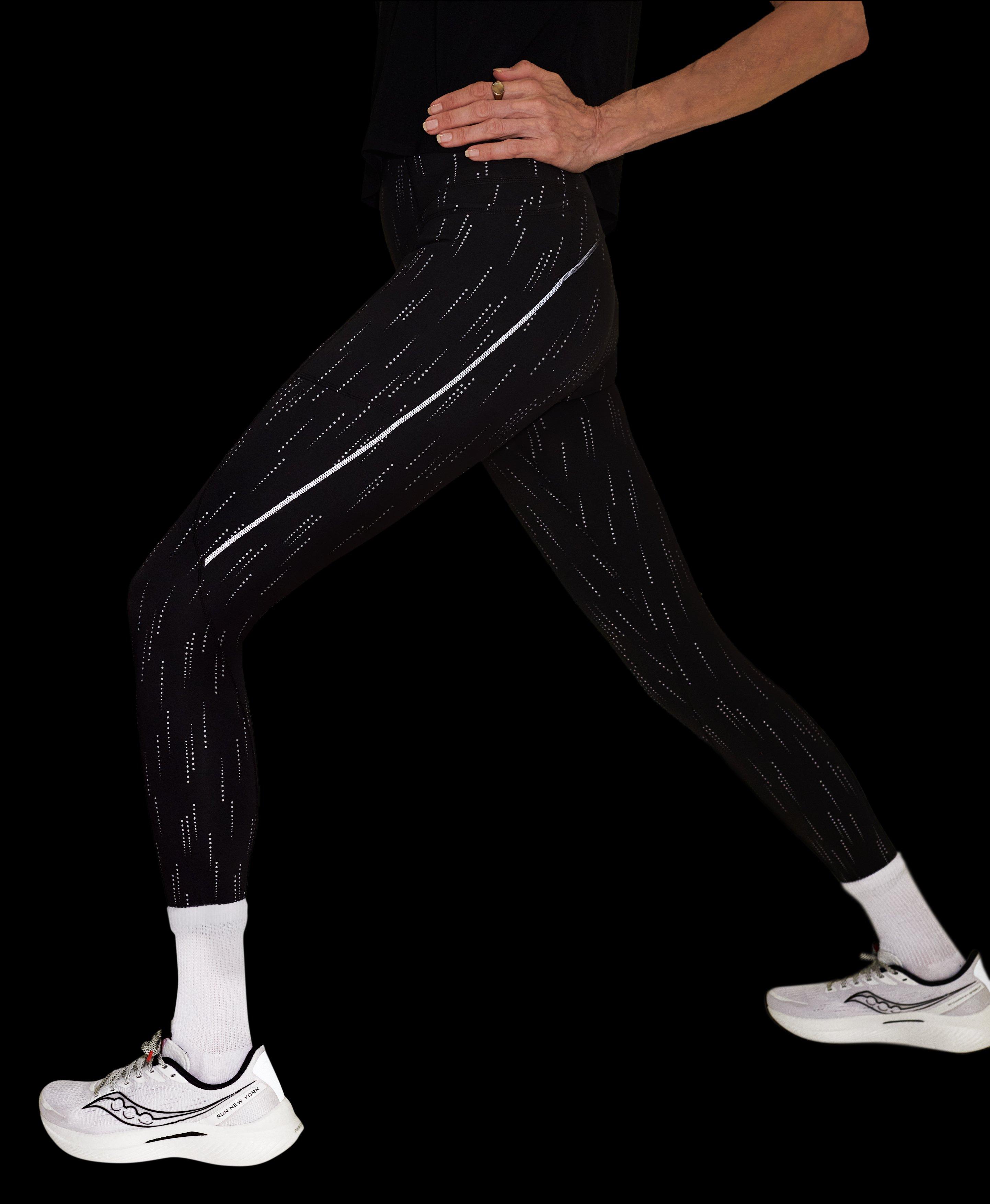 Sweaty Betty Therma Boost 2.0 Running Leggings - Grey Reflective Print –  World of Leggings