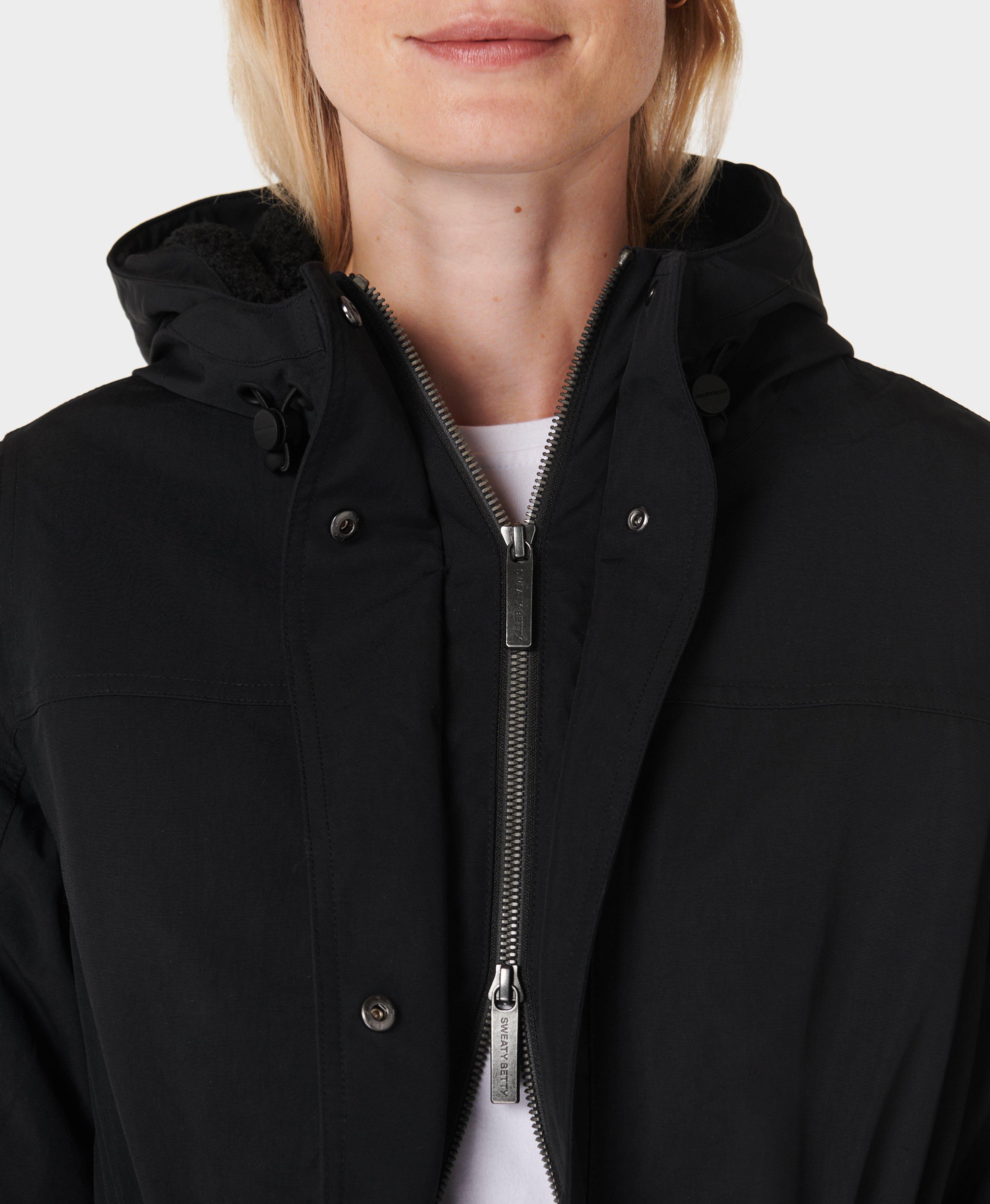 Sweaty betty stride waterproof hot sale parka