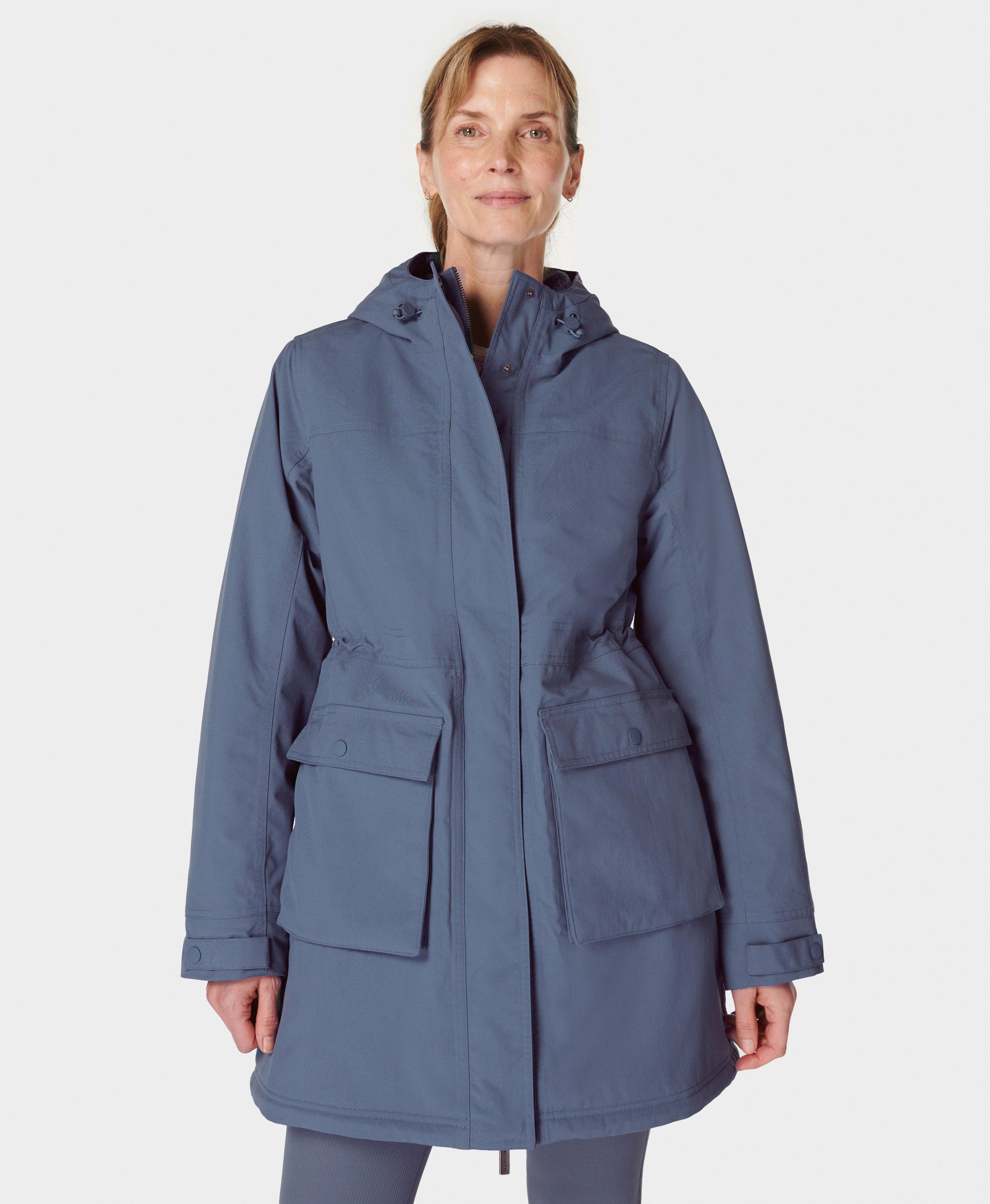 Winter Stride Waterproof Parka Endless Blue Women s Jackets Coats Sweaty Betty