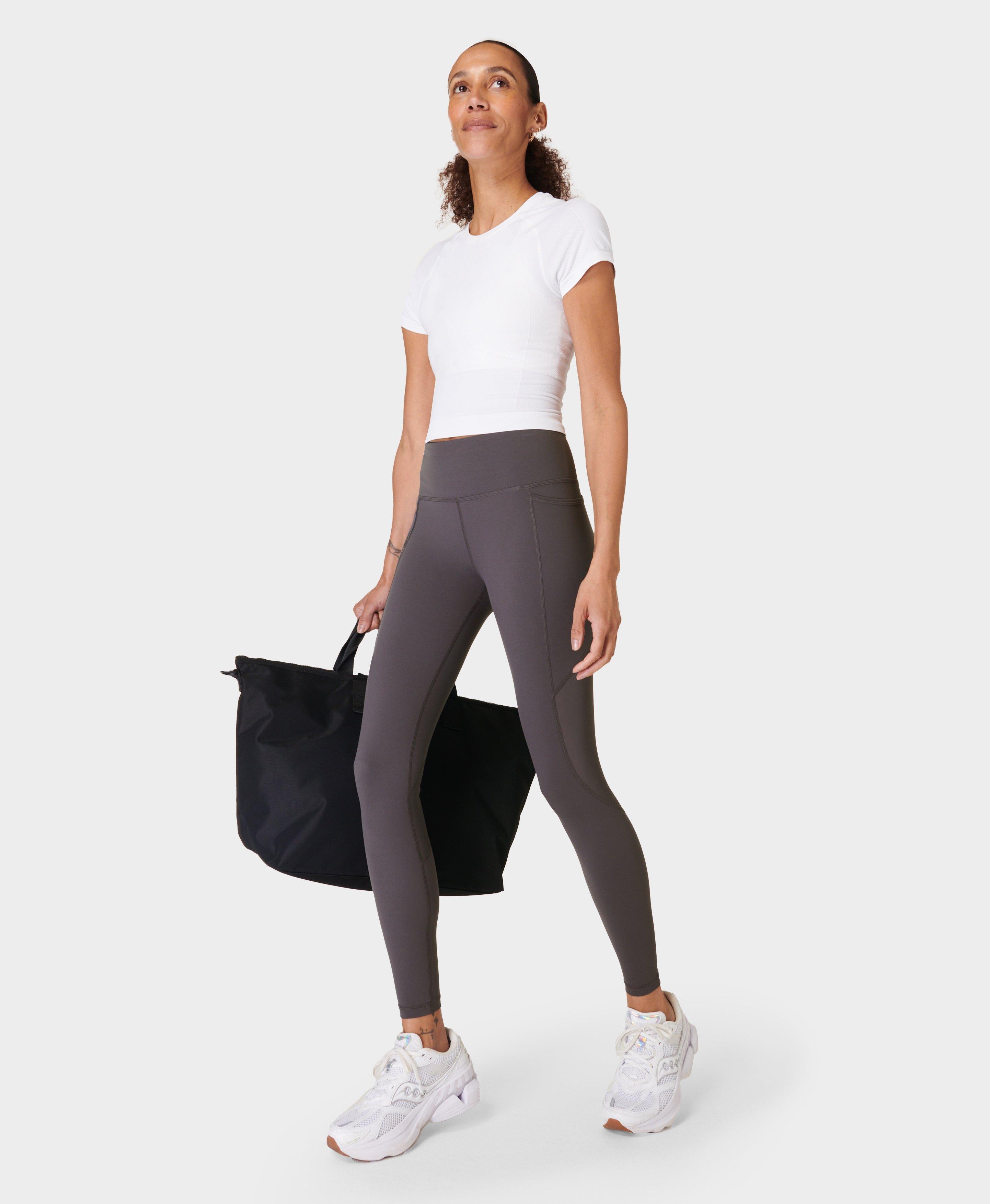 Power Aerial Mesh Workout Leggings Urban Grey Women s Leggings Sweaty Betty