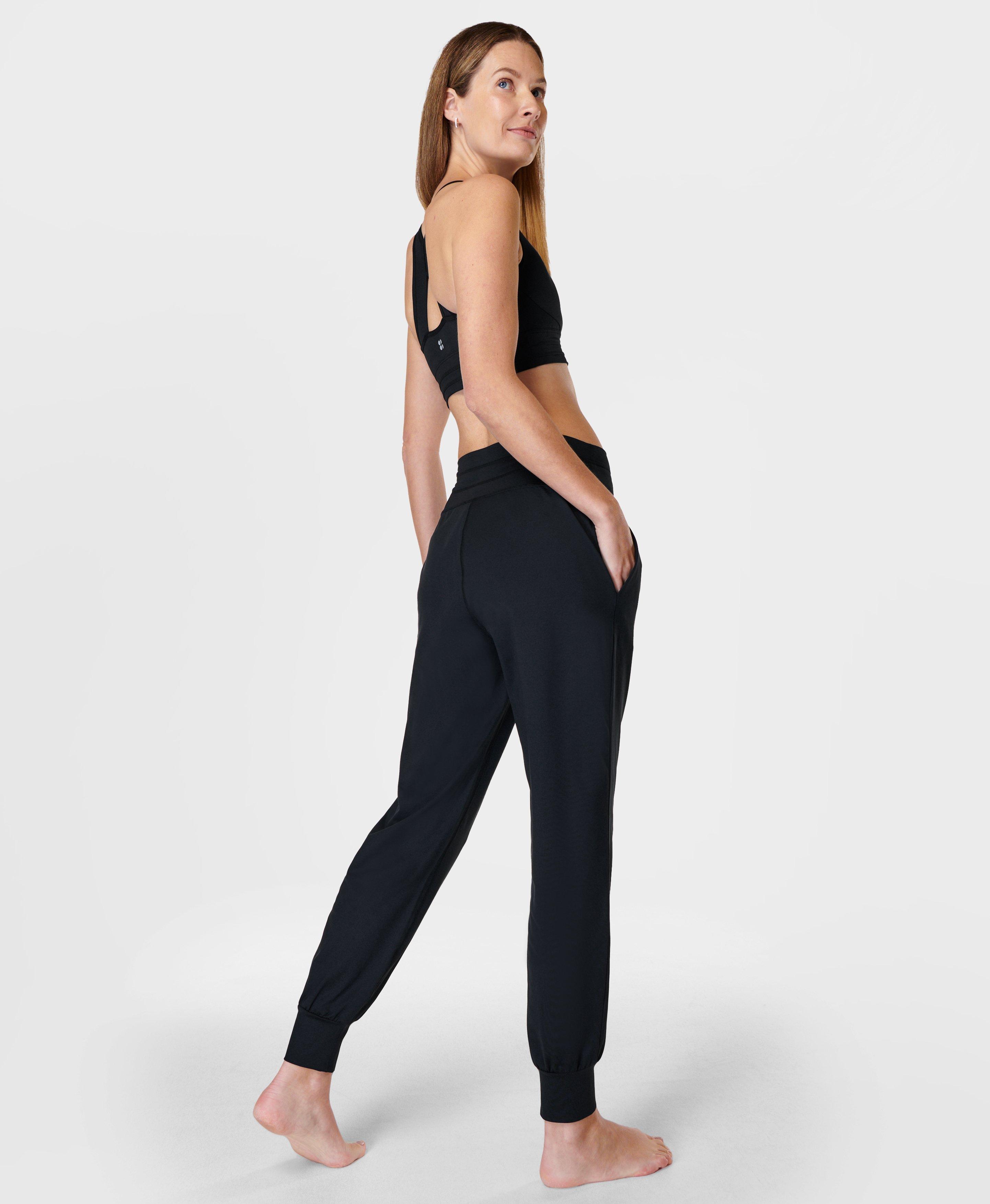 Gaia Yoga Pants - Black | Women's Trousers & Yoga Pants | Sweaty Betty