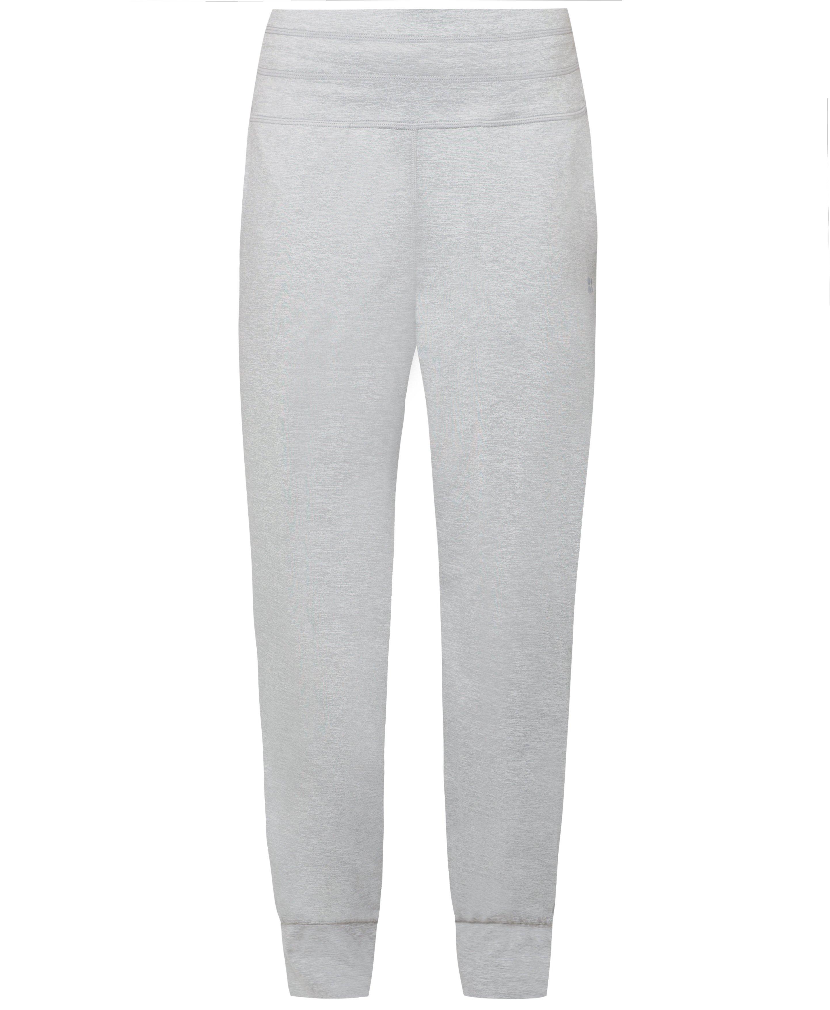 Gaia Yoga Pants - Light Grey Marl, Women's Trousers & Yoga Pants