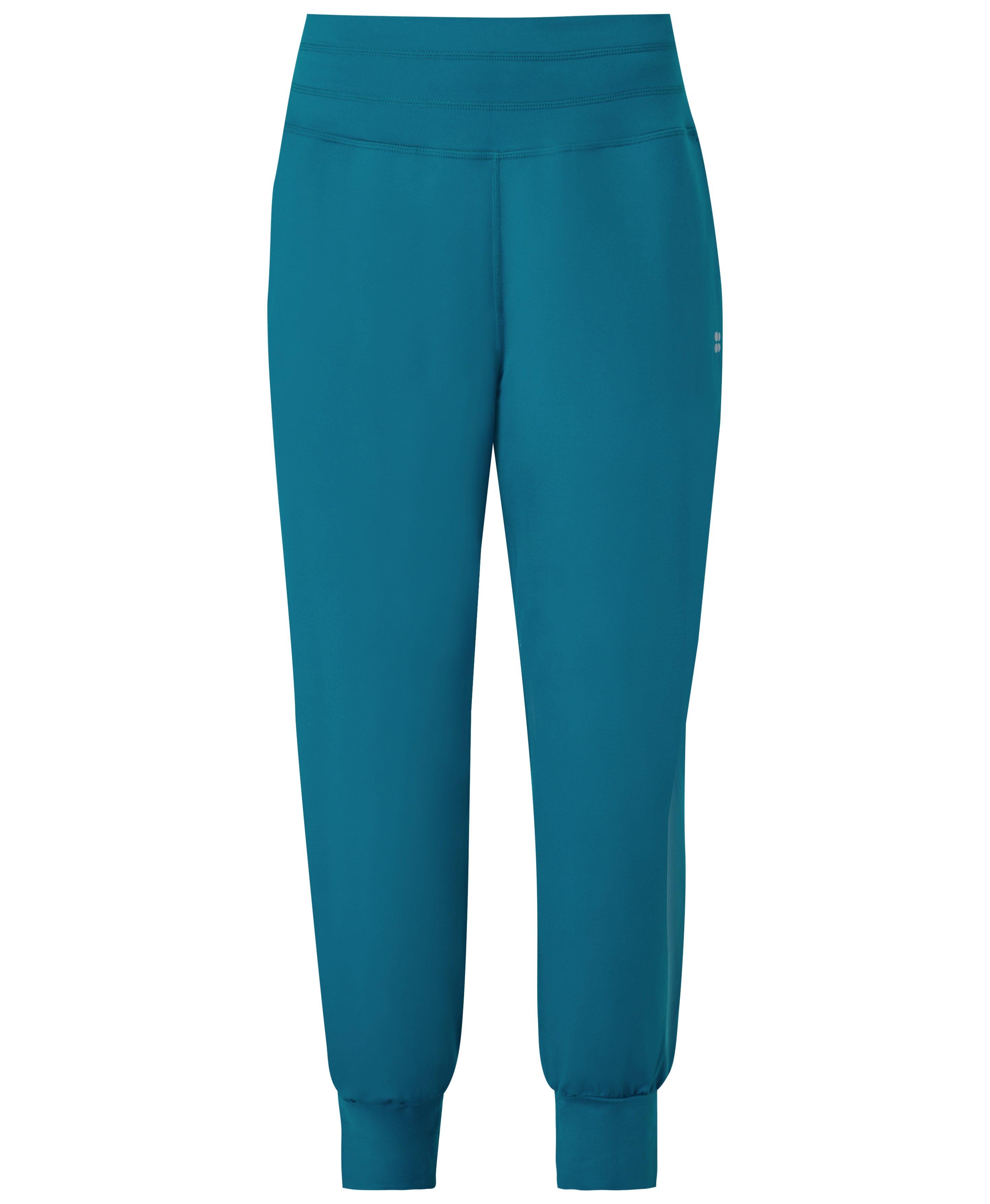 Gaia Yoga Pants - Reef Teal Blue, Women's Trousers & Yoga Pants