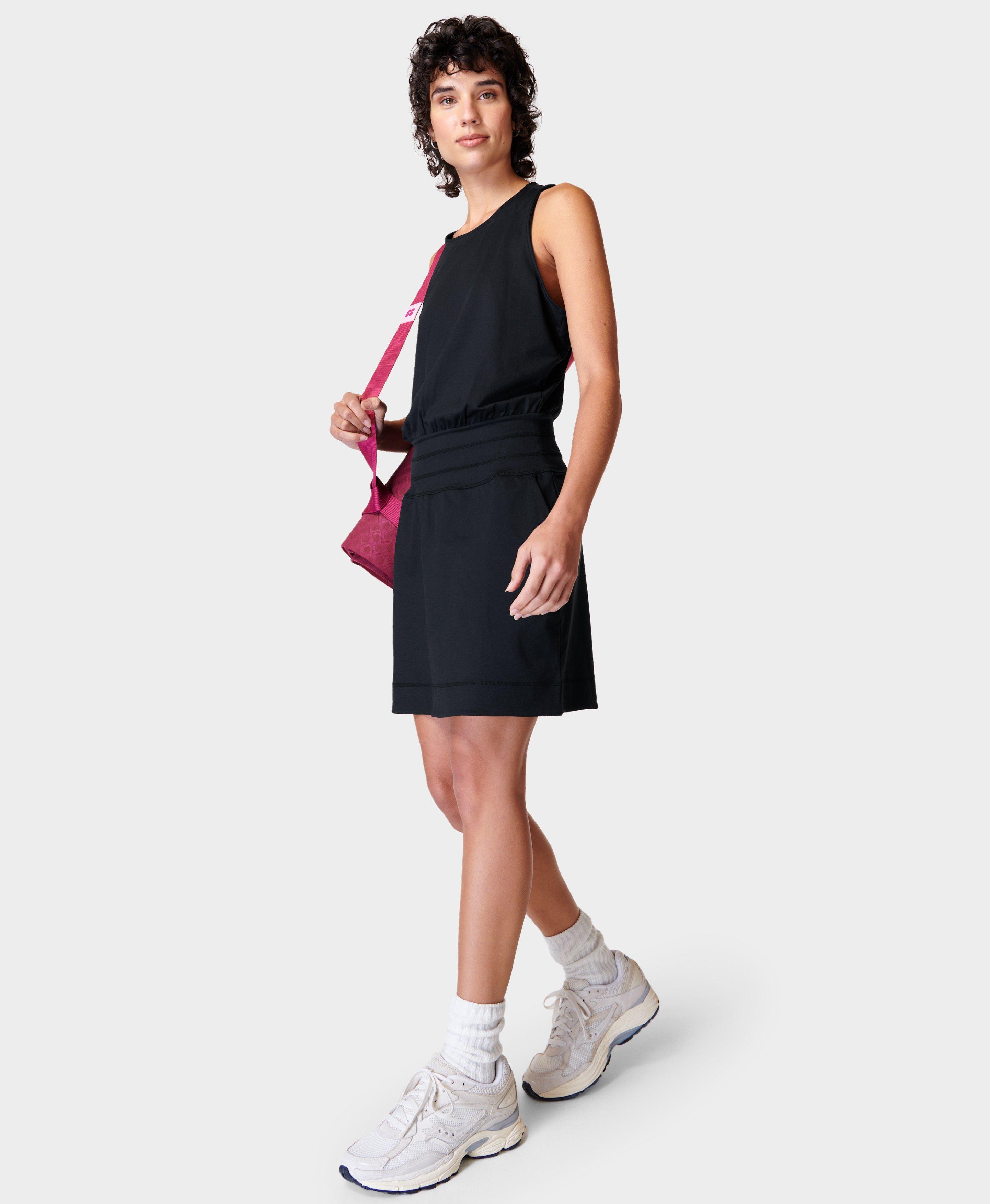 Gaia Yoga Dress - Black, Women's Dresses and Jumpsuits