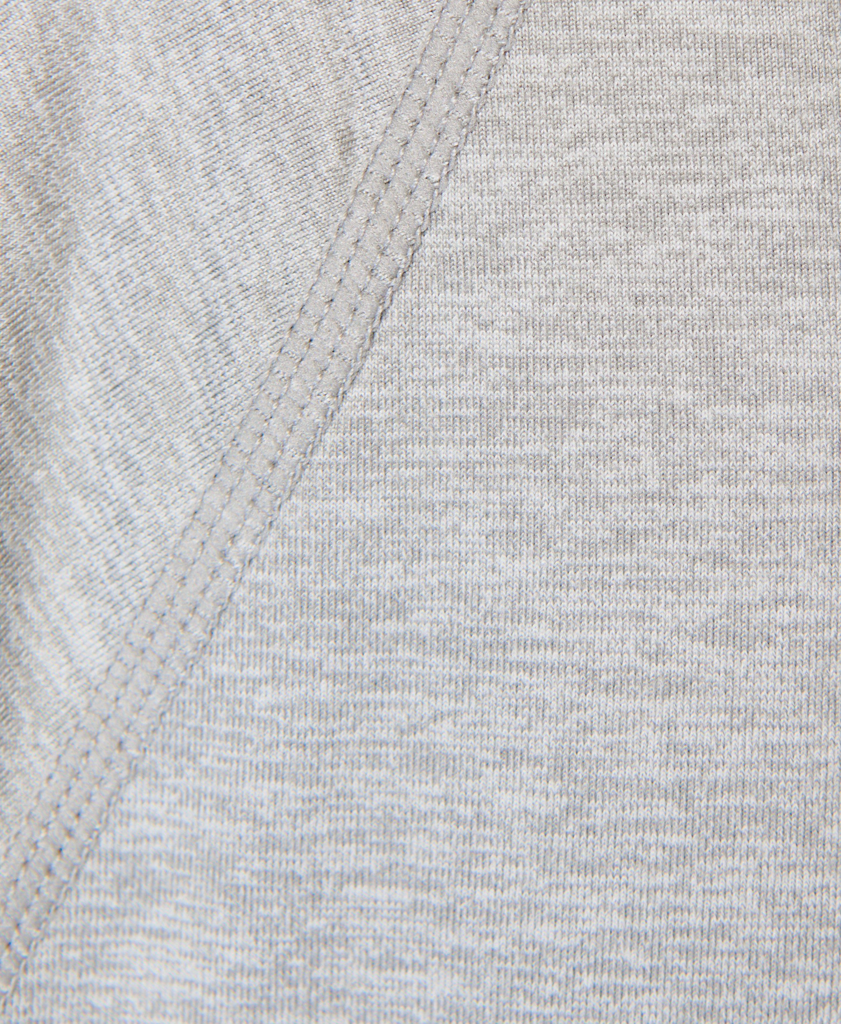 Gaia Yoga Long Sleeve Top - Light Grey Marl
