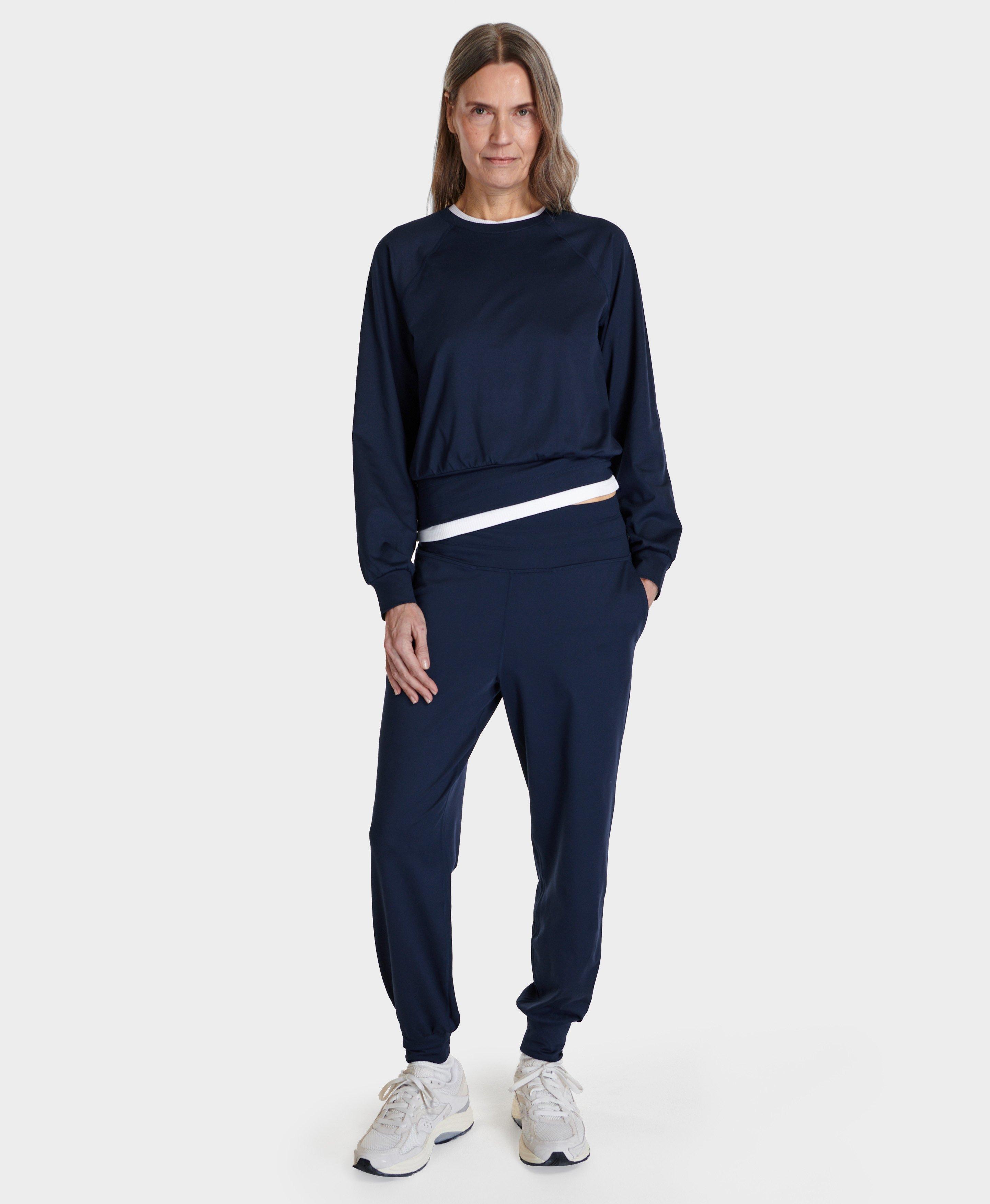Gaia Yoga Jumpsuit - Navy Blue, Women's Dresses and Jumpsuits