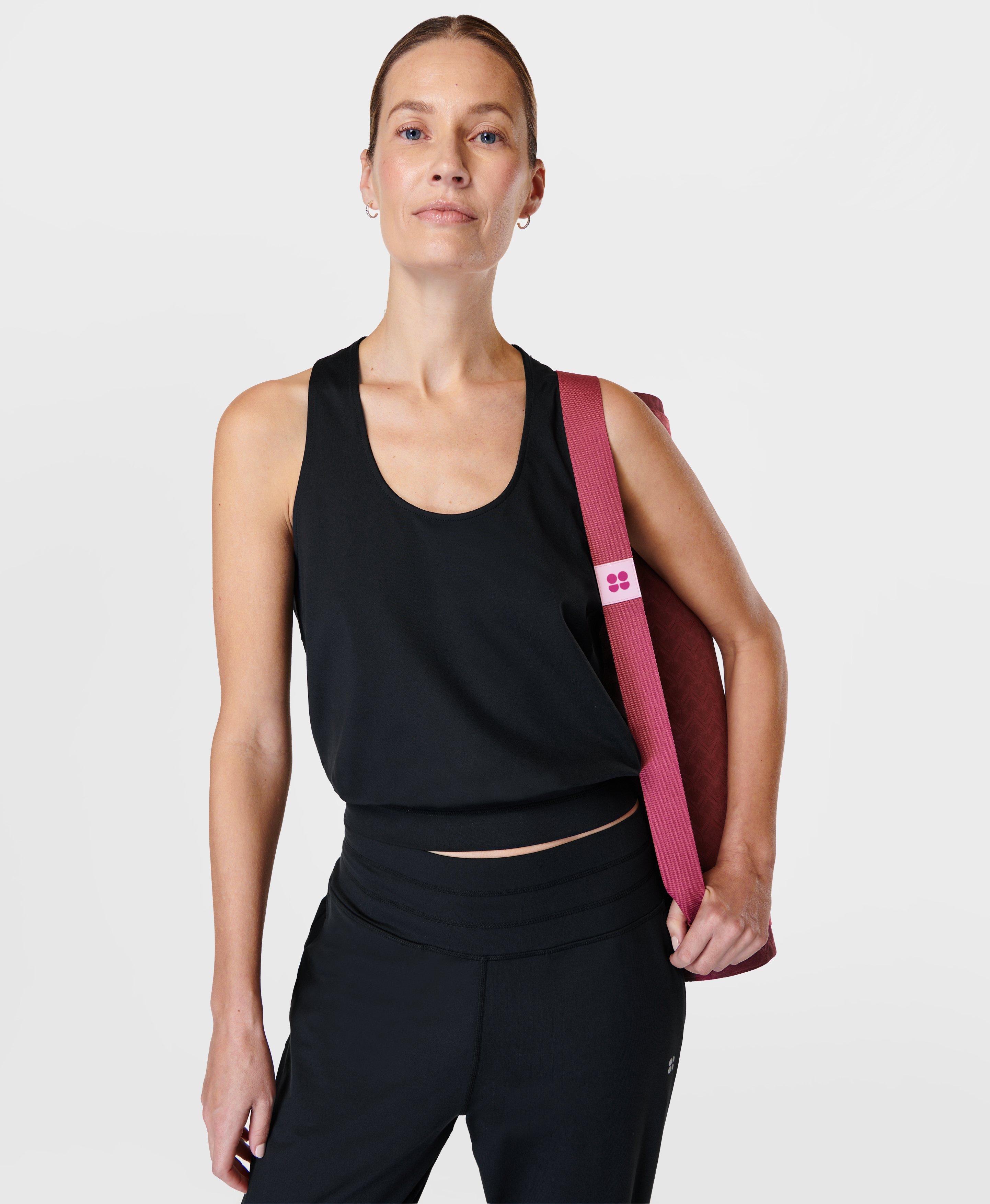 GWAABD Elastic Tank Top Yoga Tops Women Sportswear Vest Fitness tight  Sleeveless Running shirt 