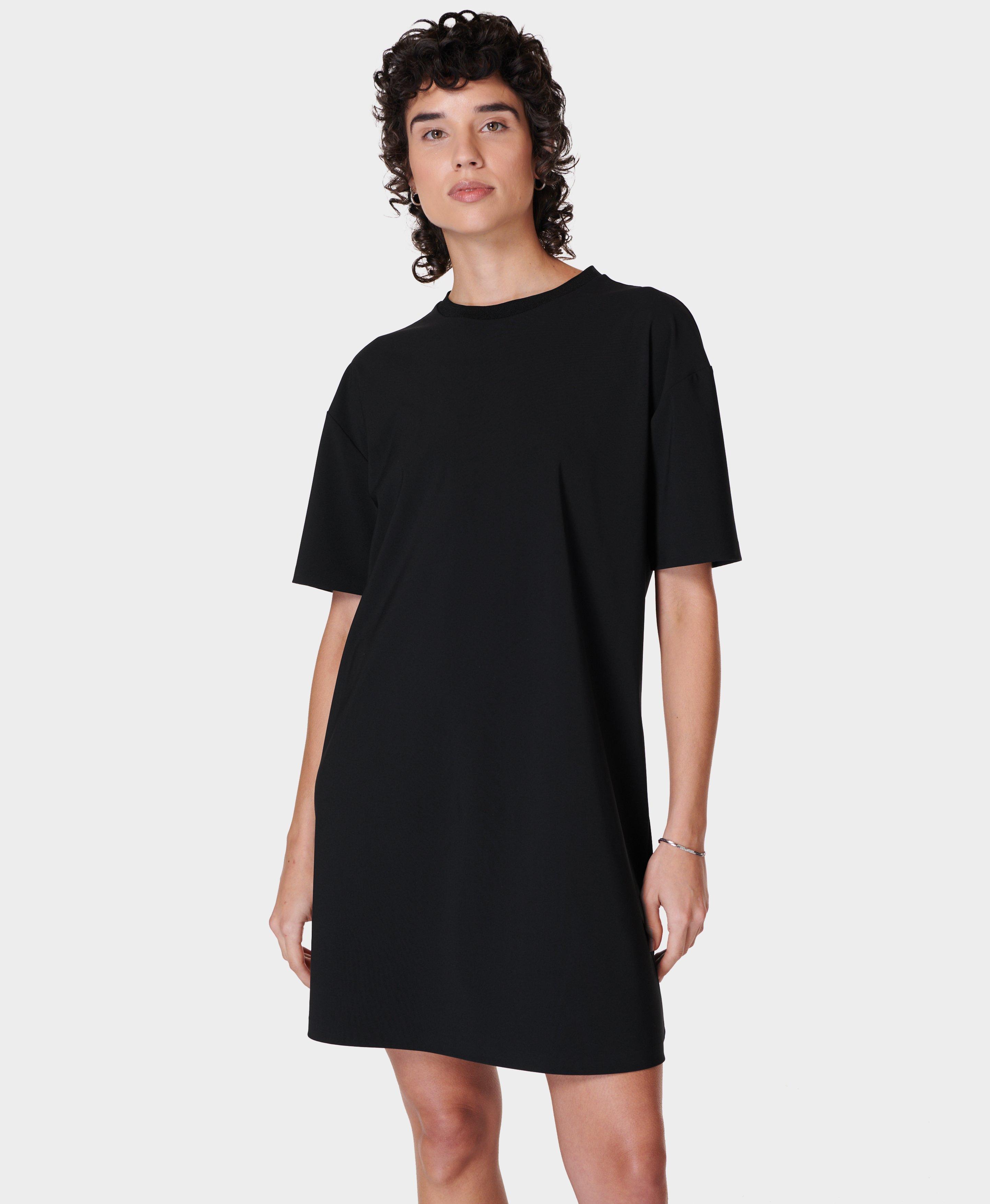 Black t shirt mini dress on sale