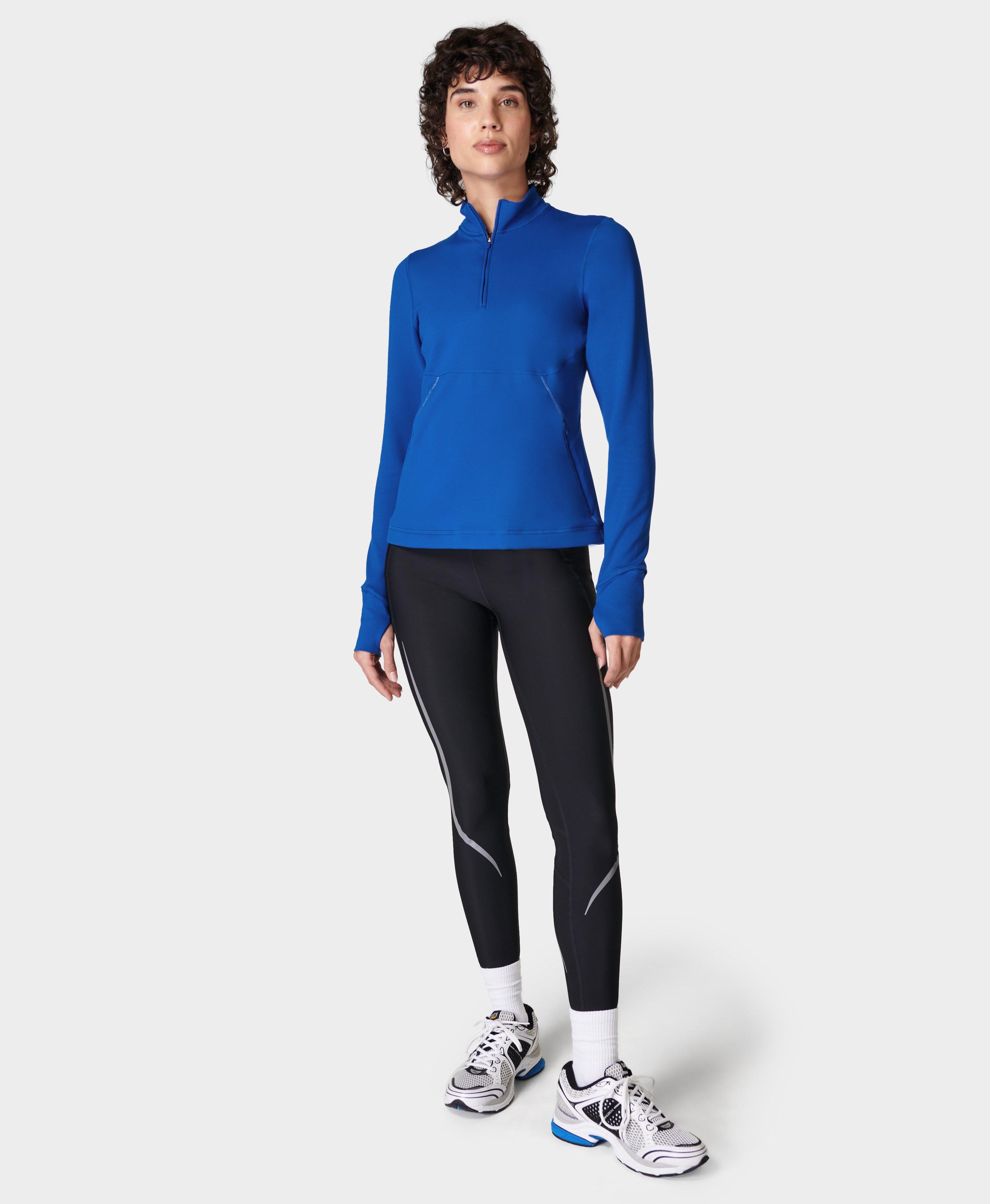 Therma Boost Running Half Zip - Black, Women's Sweaters + Hoodies