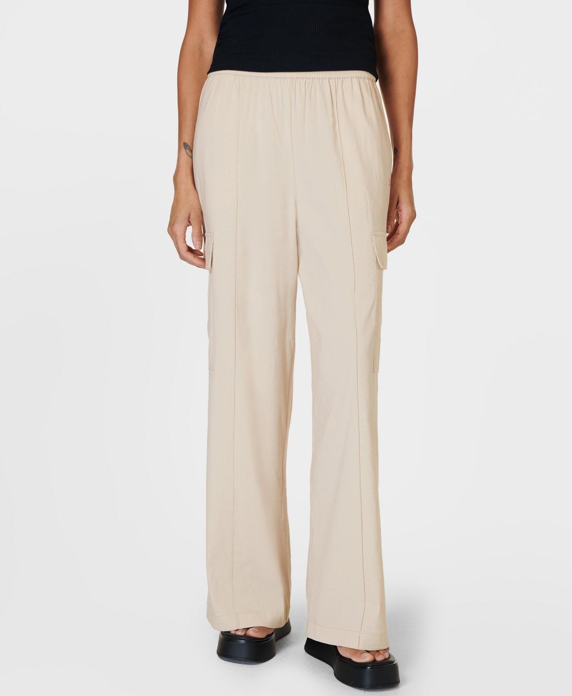 Summer Stretch Linen Utility Pant - Pebble Beige | Women's Summer Stretch Linen Utility Pant - Pebble Beige | Women's