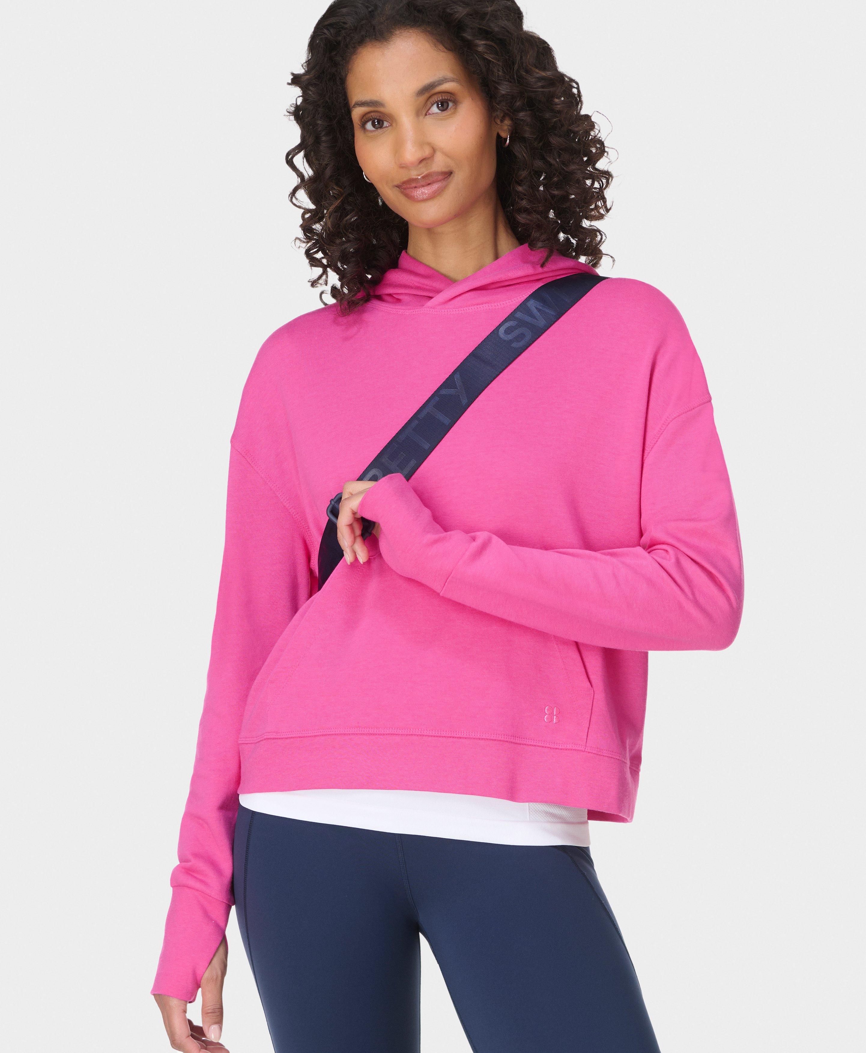 Sweaty Betty After Class Hoody, Pink, Women's XS